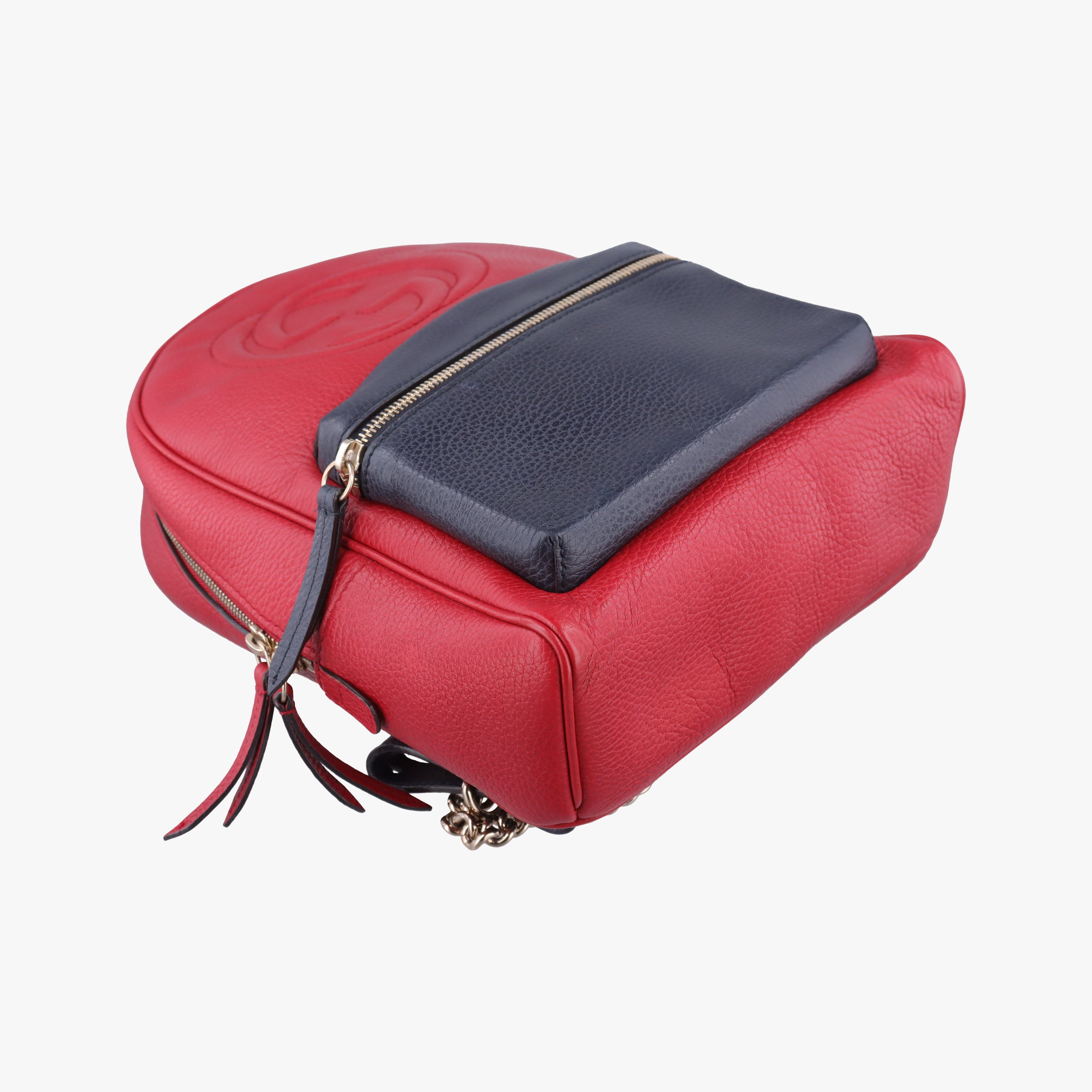 Pre-owned Gucci Soho Red Leather 431570 crossbodybag | stylenewstar
