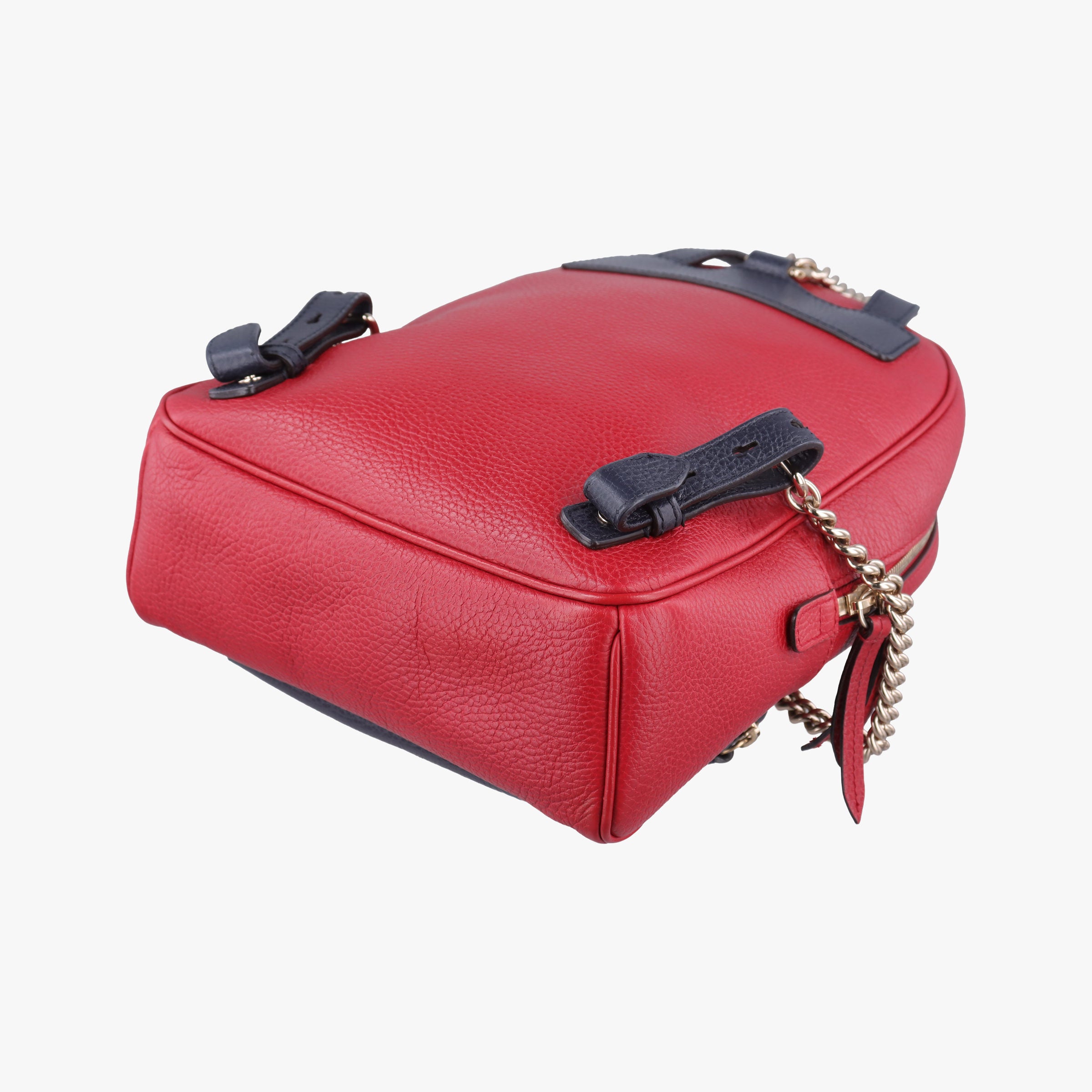 Pre-owned Gucci Soho Red Leather 431570 crossbodybag | stylenewstar