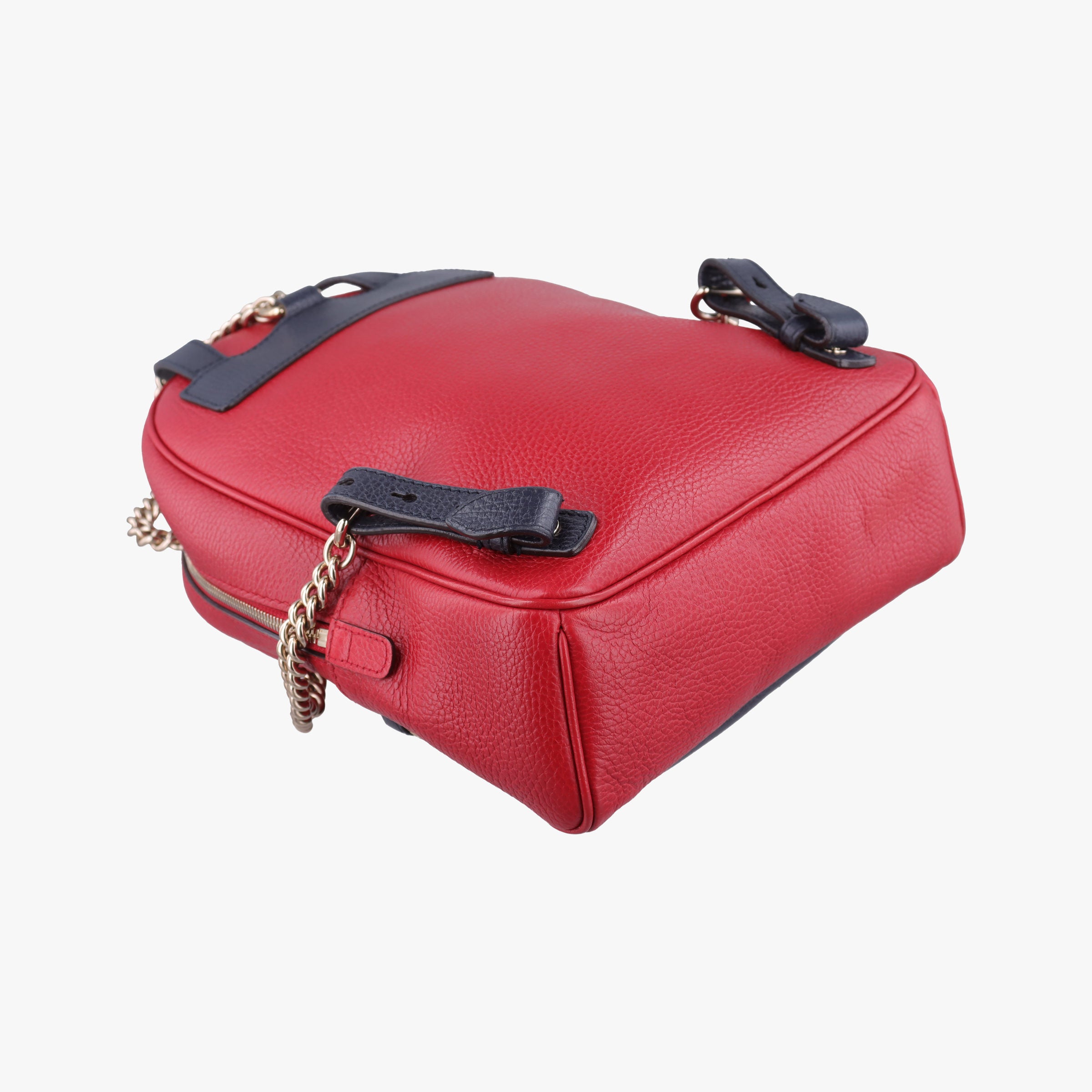 Pre-owned Gucci Soho Red Leather 431570 crossbodybag | stylenewstar