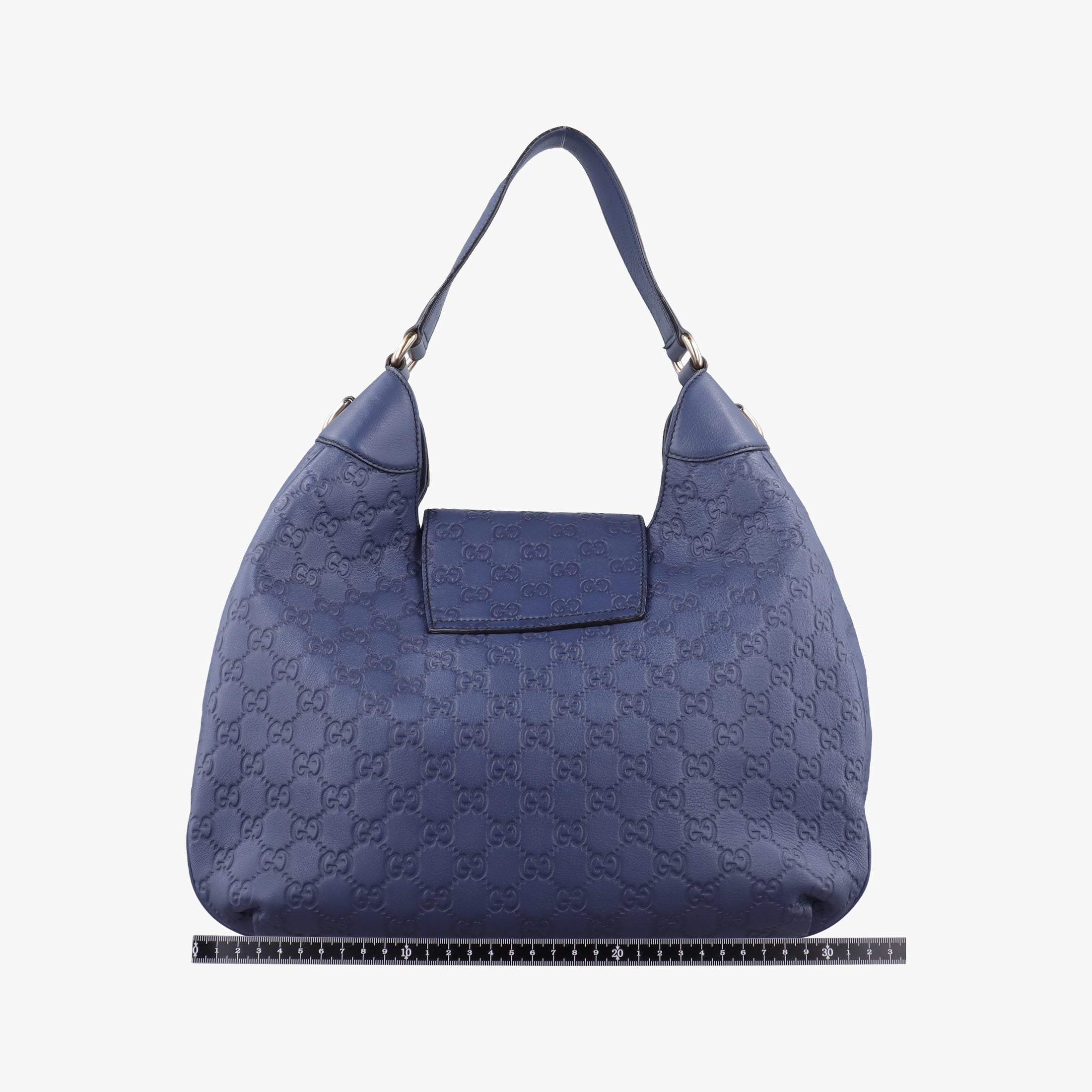 Secondhand Gucci Emily Hobo Blue Leather 322226 shoulderbag | stylenewstar