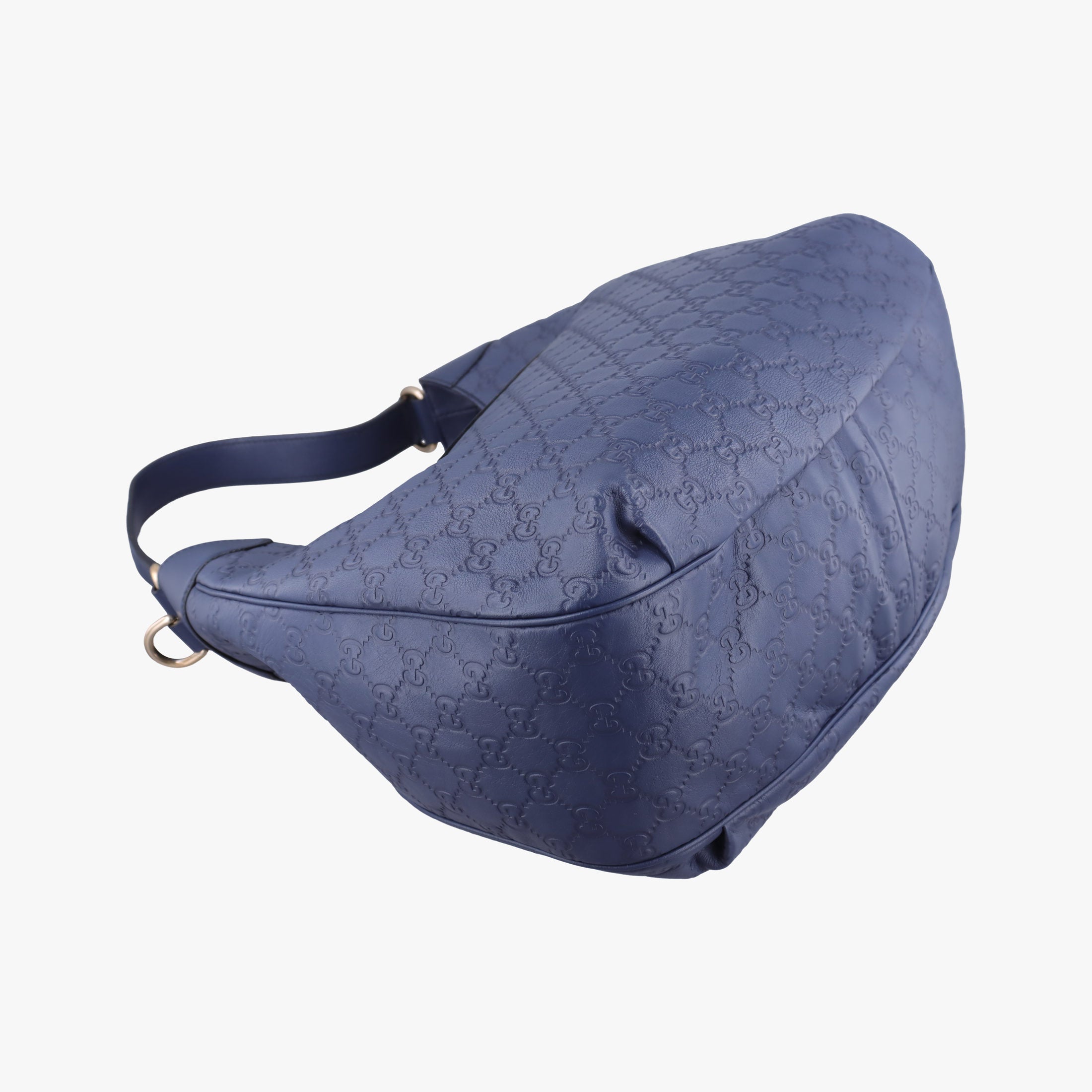 Secondhand Gucci Emily Hobo Blue Leather 322226 shoulderbag | stylenewstar