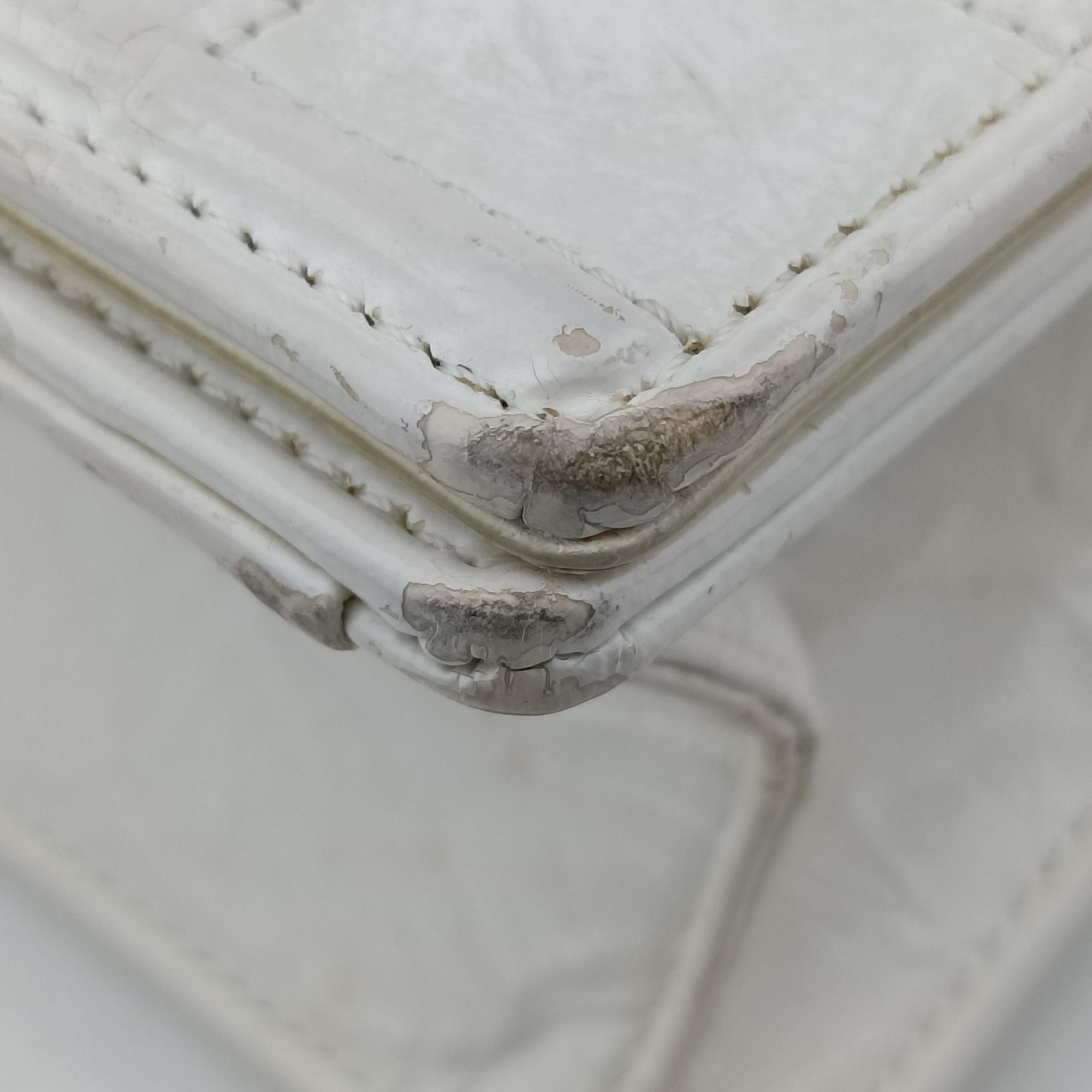 Vintage Christian Dior Diorama White Leather  shoulderbag | stylenewstar