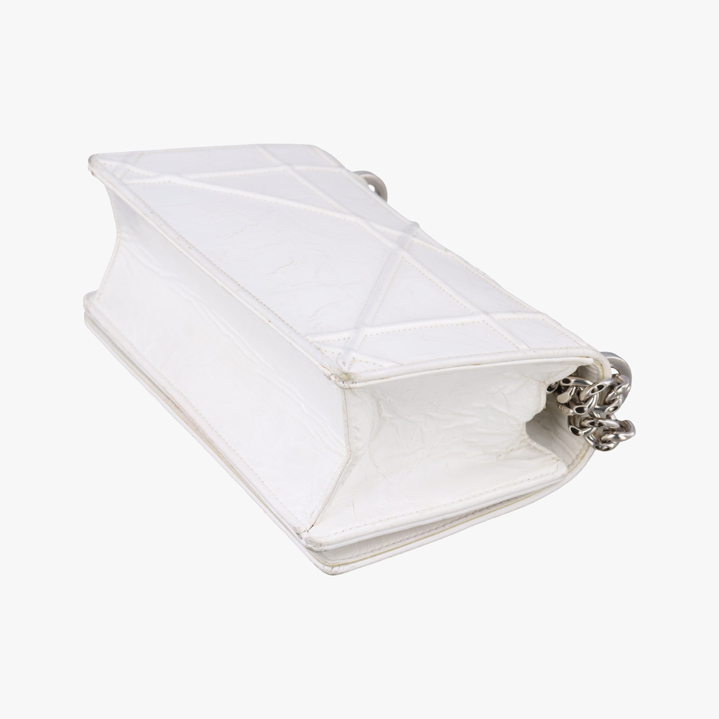Vintage Christian Dior Diorama White Leather  shoulderbag | stylenewstar