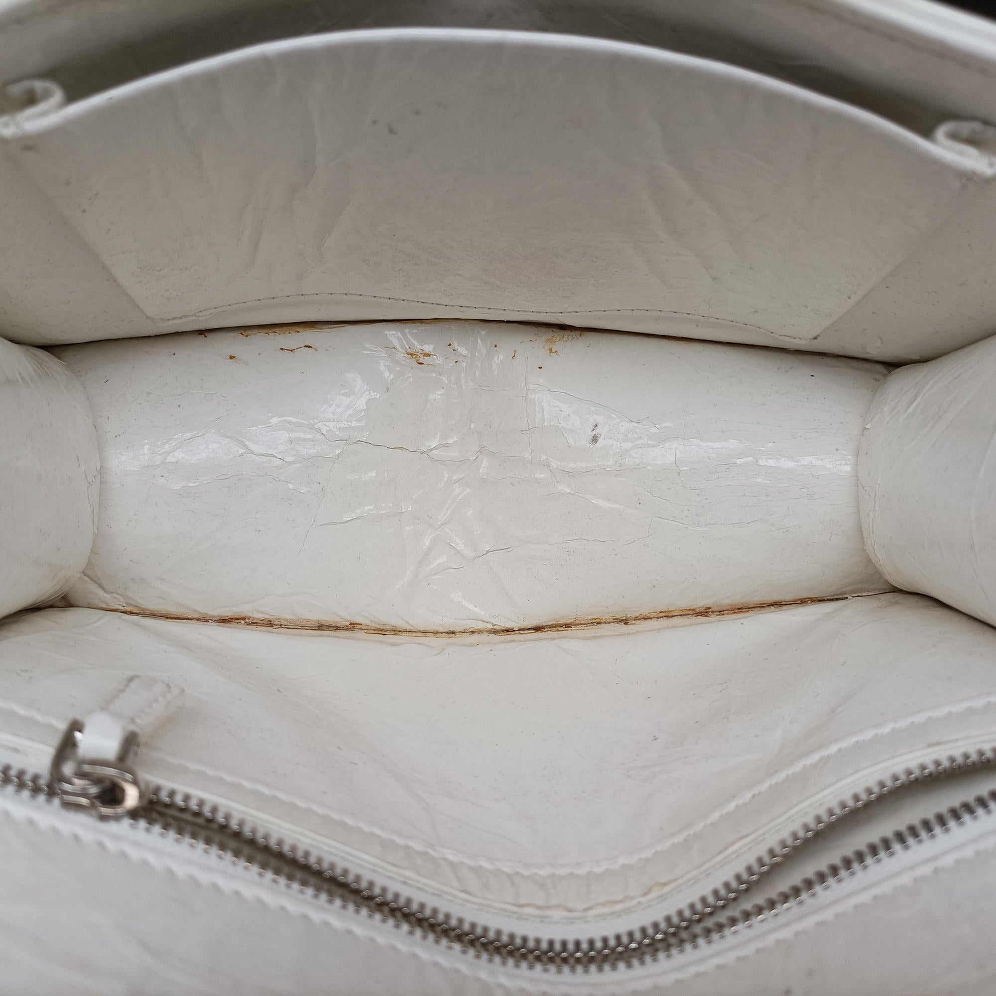 Vintage Christian Dior Diorama White Leather  shoulderbag | stylenewstar