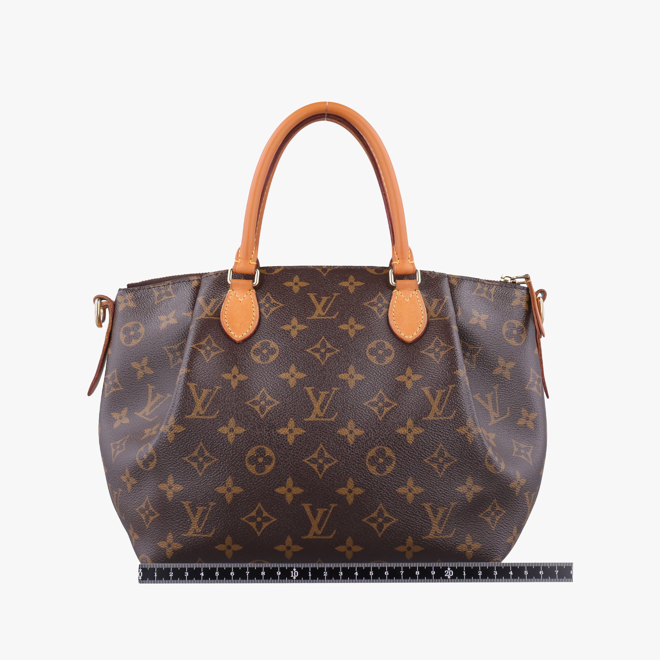 Pre-owned Louis Vuitton TURENNE MM Brown Monogram Canvas M48814 shoulderbag | stylenewstar