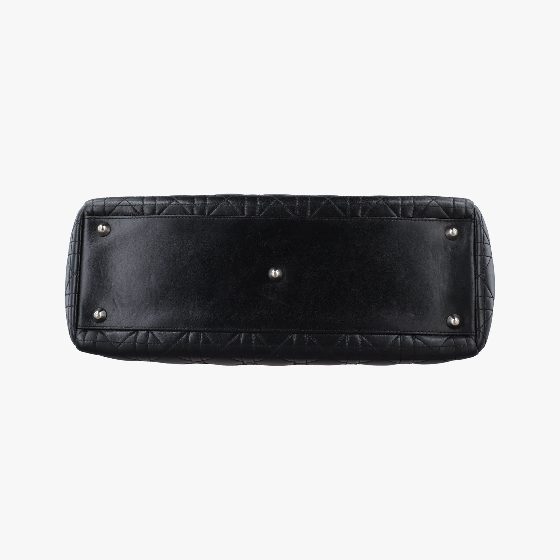 Pre-owned Christian Dior Lady Dior Black lambskin  handbag | stylenewstar