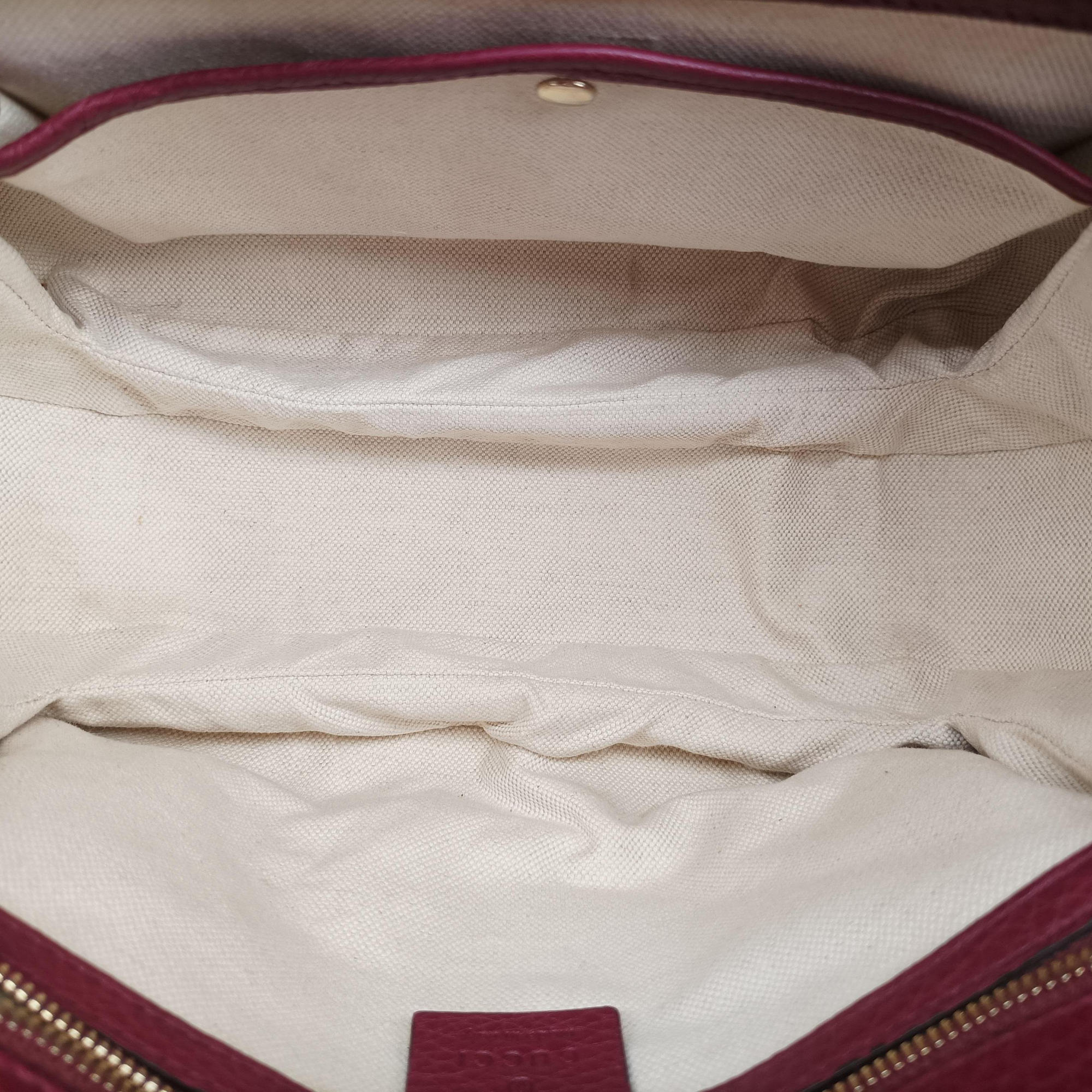 Pre-owned Gucci New Bamboo Burgundy Leather 254884 shoulderbag | stylenewstar