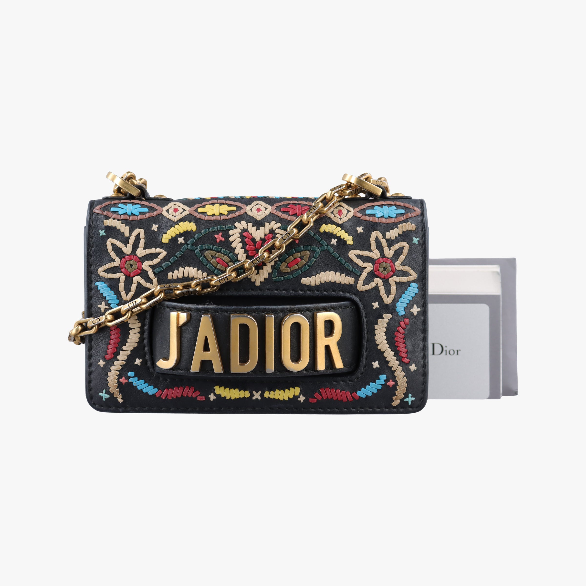 Pre-owned Christian Dior J'Adior Black Leather  shoulderbag | stylenewstar