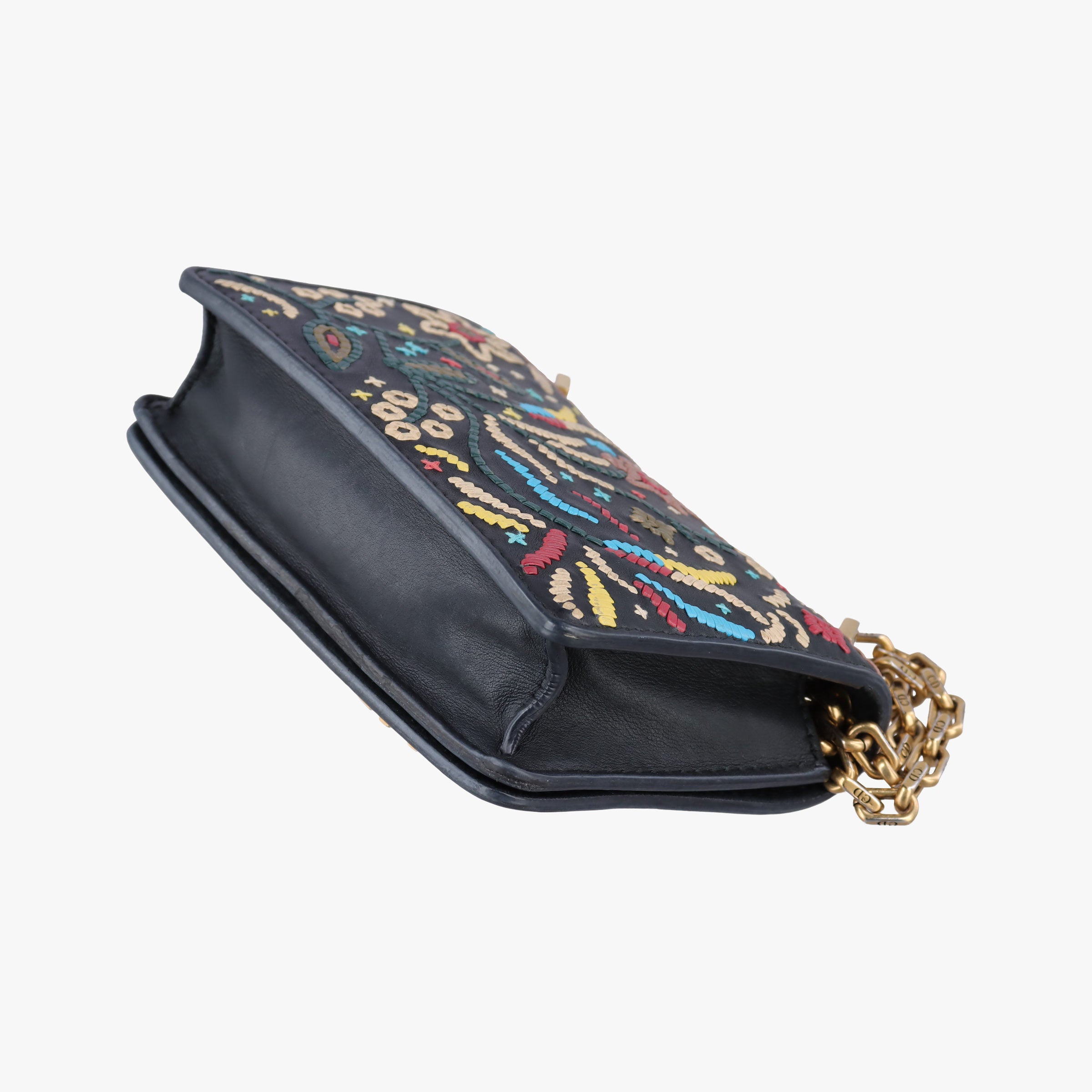 Pre-owned Christian Dior J'Adior Black Leather  shoulderbag | stylenewstar