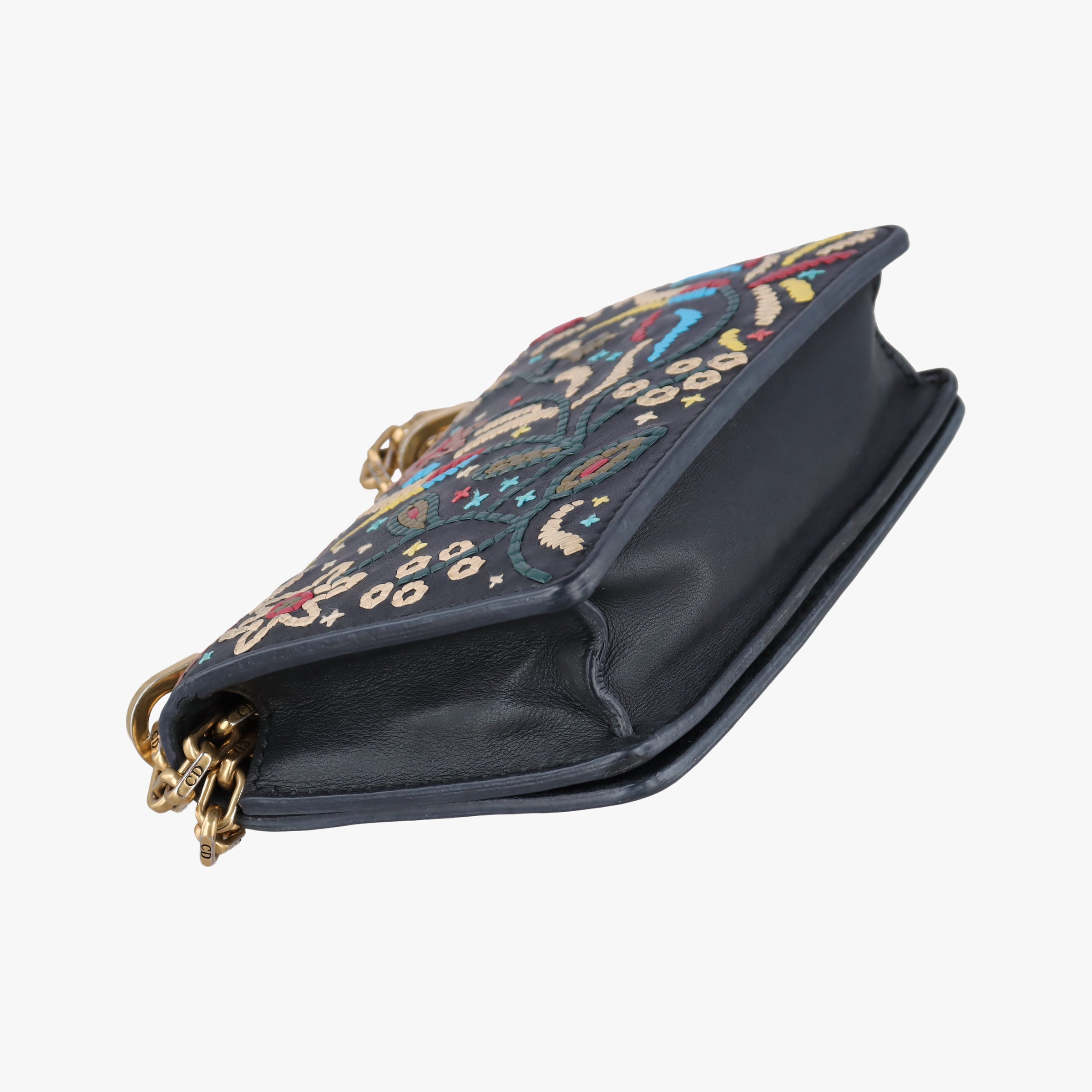 Pre-owned Christian Dior J'Adior Black Leather  shoulderbag | stylenewstar