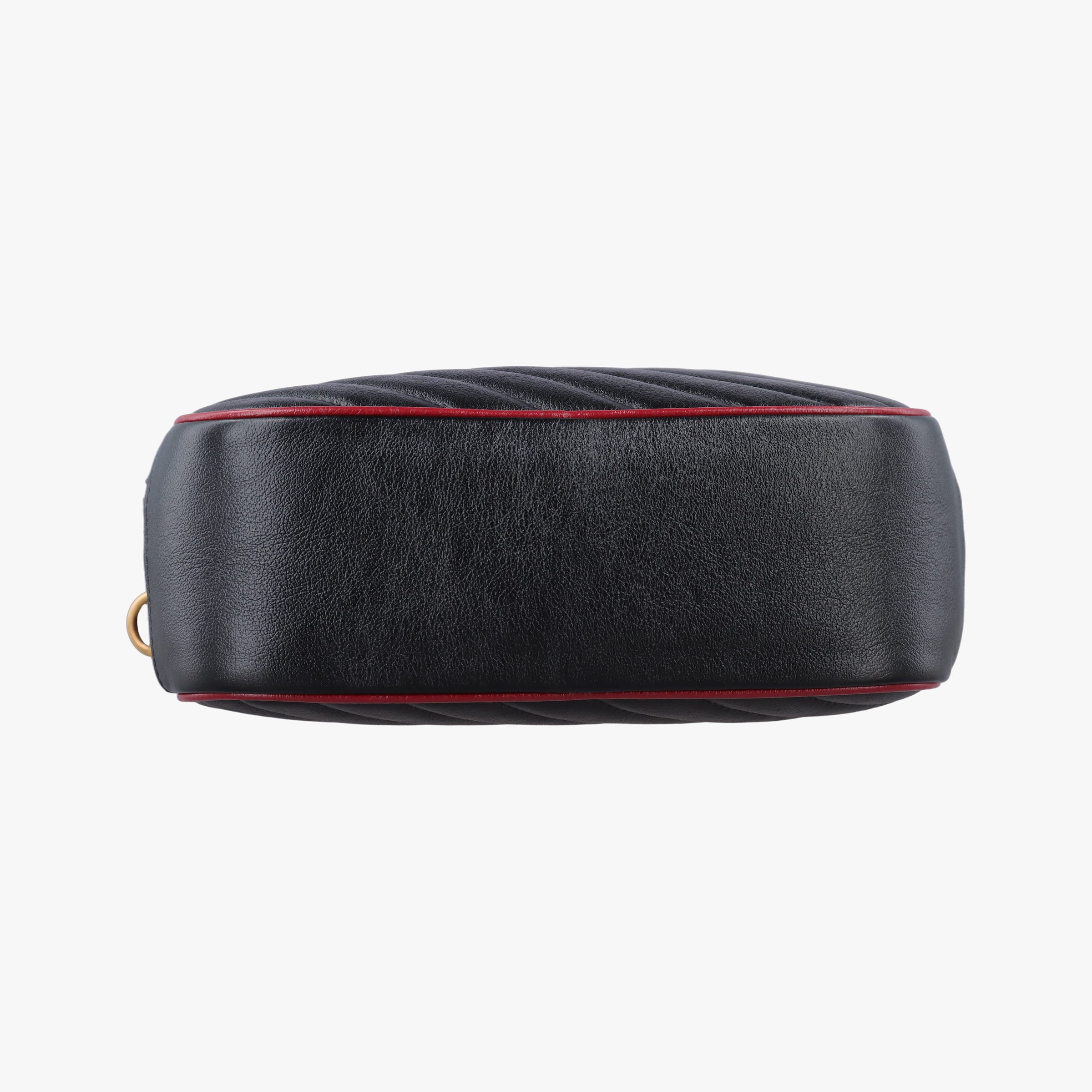 Vintage Gucci GG Marmont Bamboo Top Handle Black×red Leather 602270 shoulderbag | stylenewstar