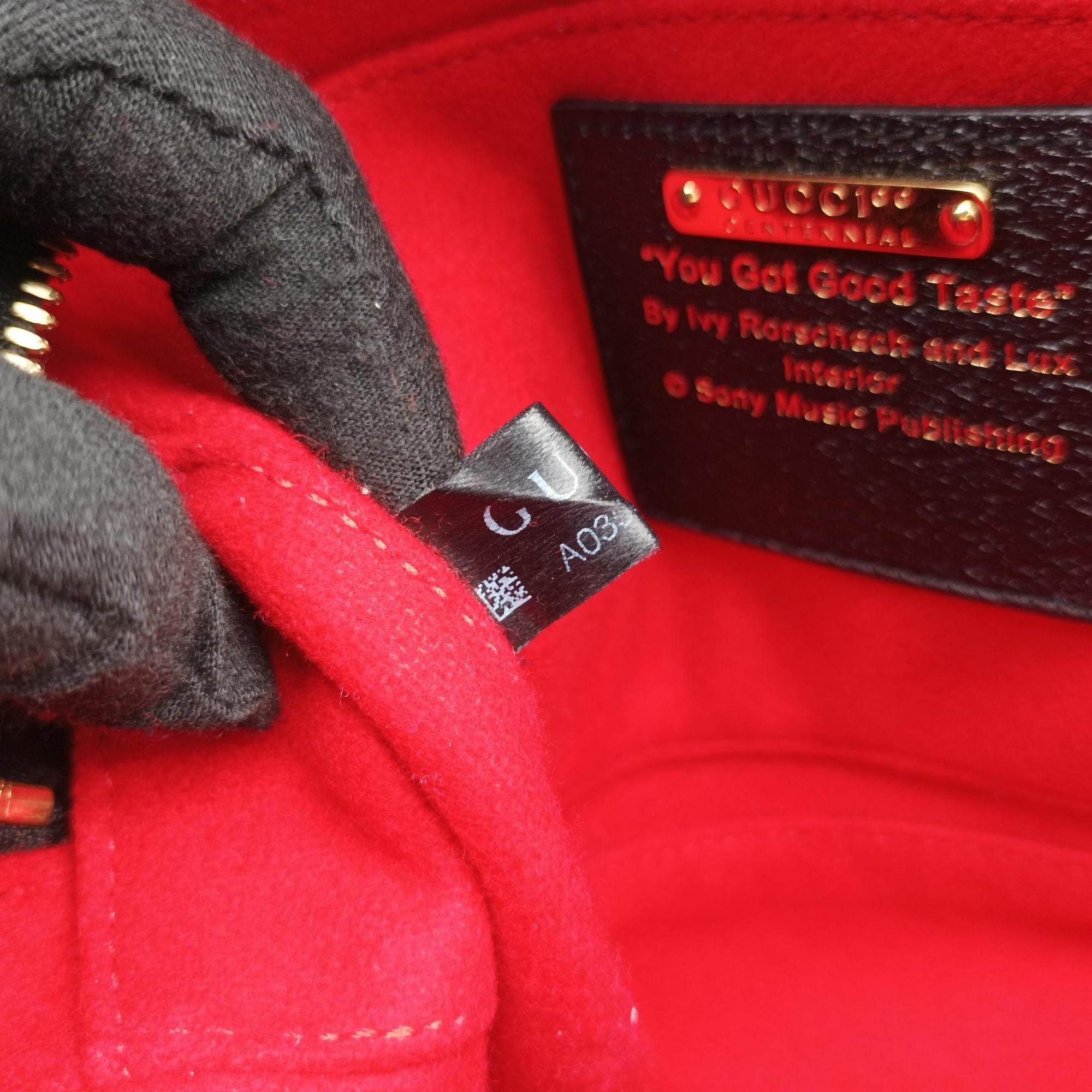 Pre-owned Gucci Neo Vintage Messenger Red PVC coated canvas×Leather 476466 shoulderbag | stylenewstar