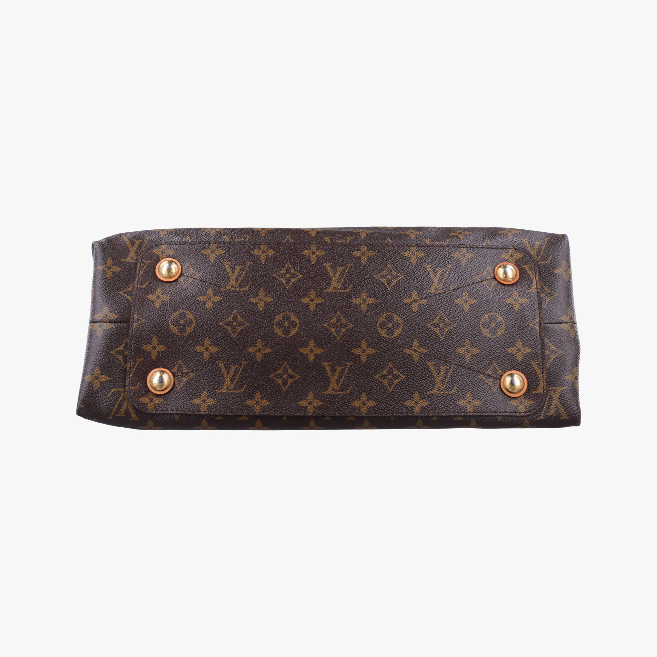 Vintage Louis Vuitton OLYMPE Brown×QUETSCHE Monogram Canvas×calf leather M40926 handbag | stylenewstar