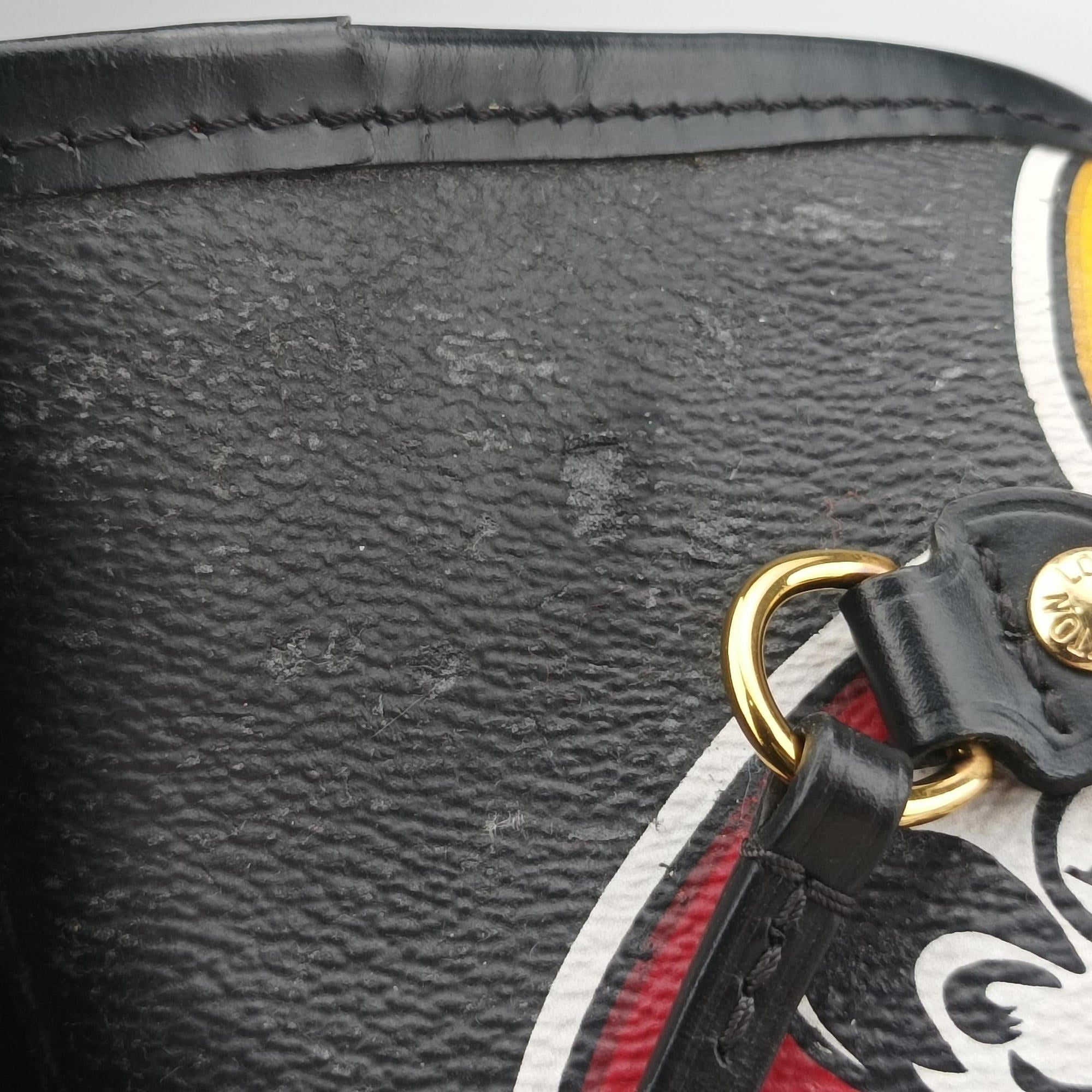 Pre-owned Louis Vuitton Neverfull MM Kabuki Daruma　Yamamoto Kansai Nicola Ghesquiere 2018 Japan Limited brown×multi Monogram Canvas M43499 handbag | stylenewstar