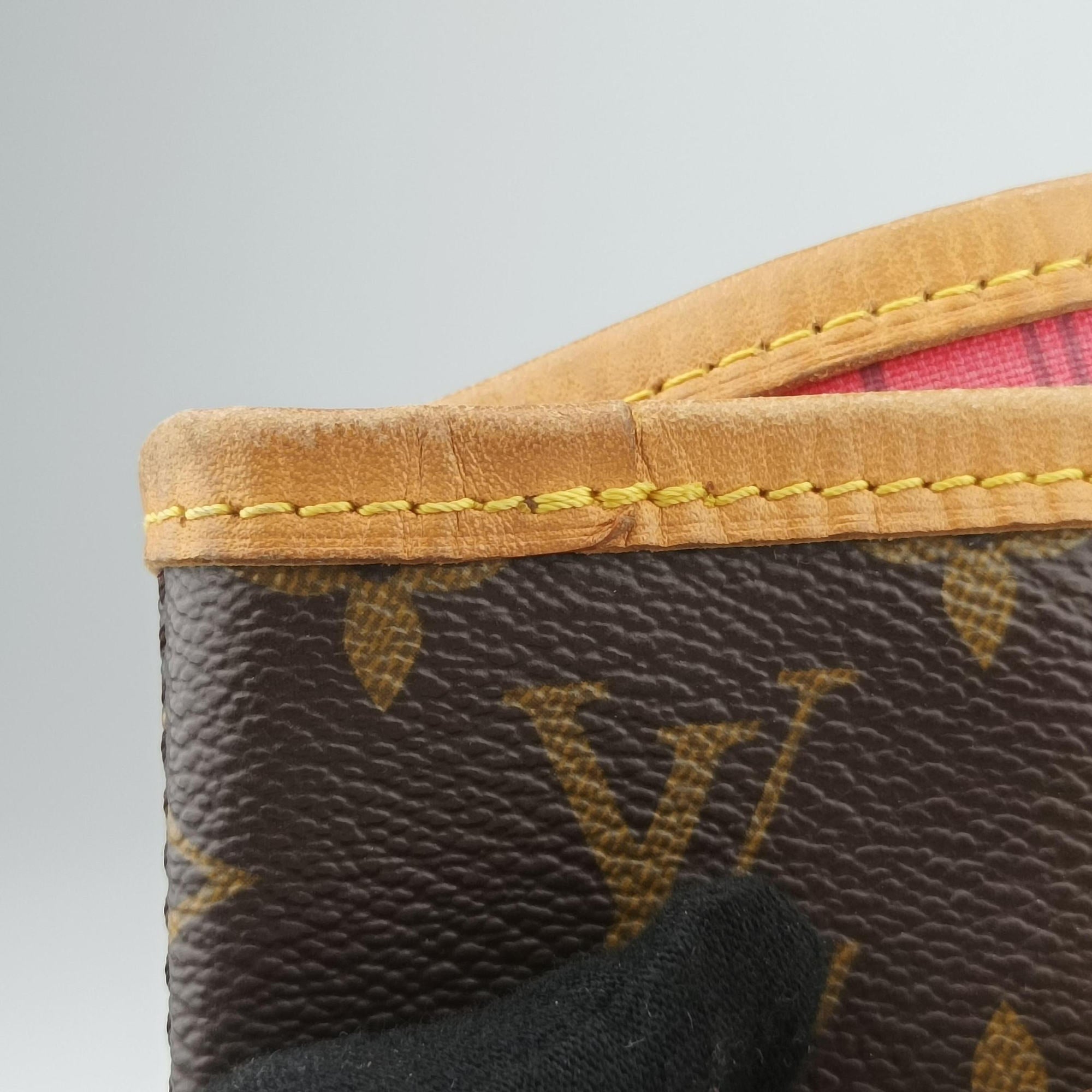 Secondhand Louis Vuitton Neverfull MM brown×Grenard Pink Monogram Canvas M41602 shoulderbag | stylenewstar