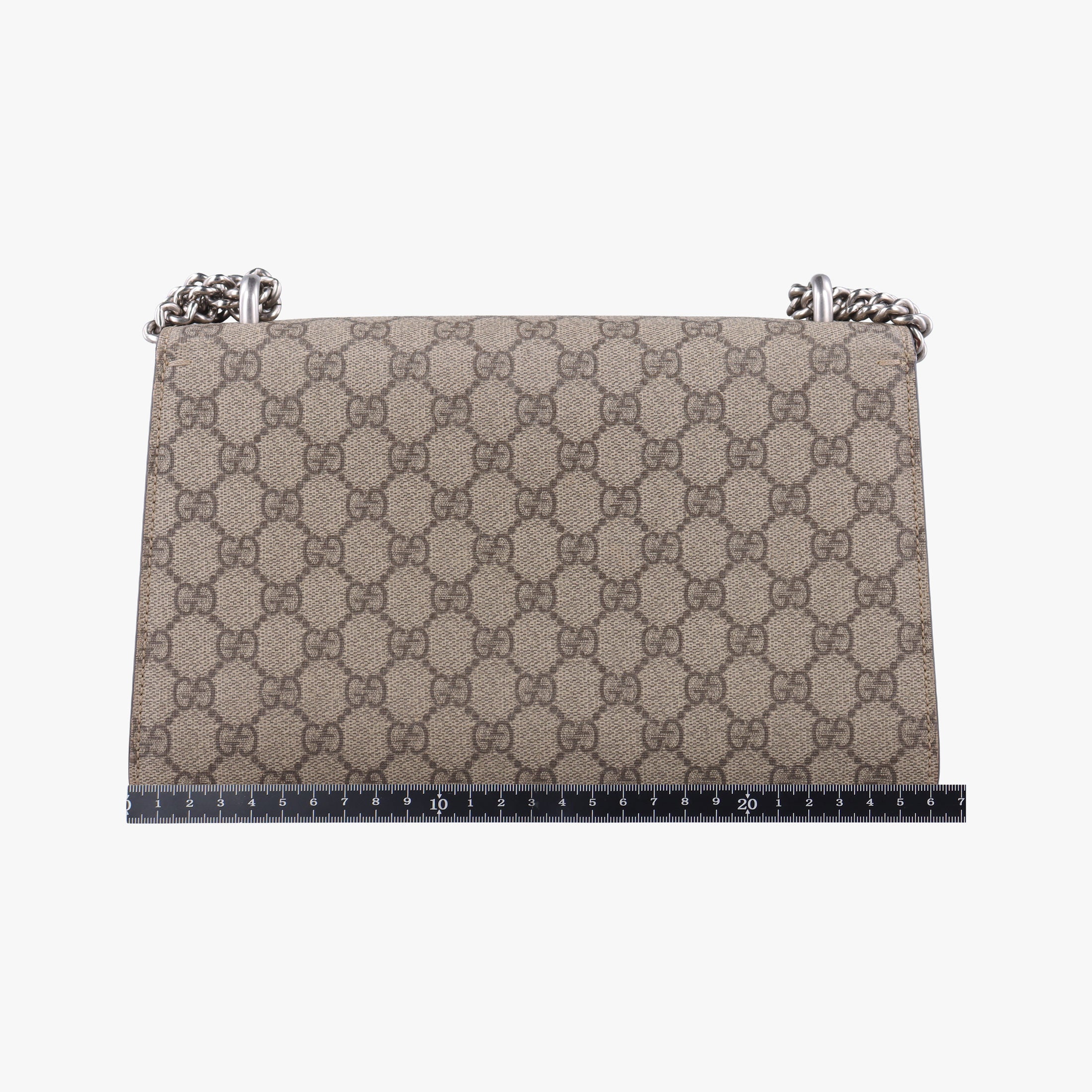 Pre-owned Gucci Dionysus Brown×red PVC coated canvas×suede 400249 shoulderbag | stylenewstar