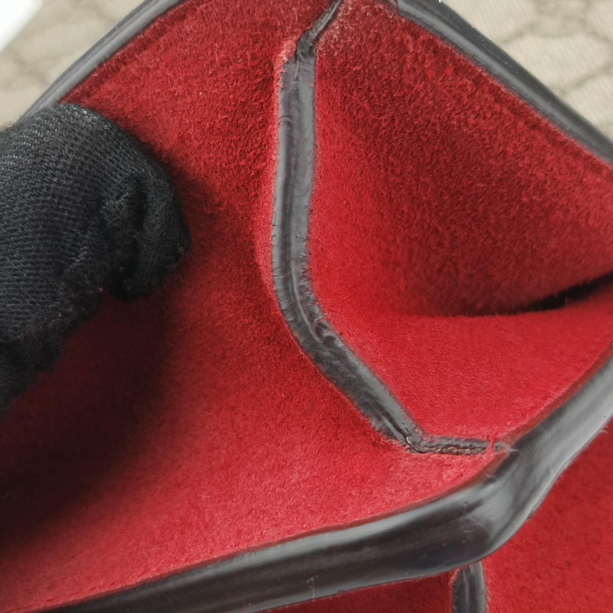 Pre-owned Gucci Dionysus Brown×red PVC coated canvas×suede 400249 shoulderbag | stylenewstar