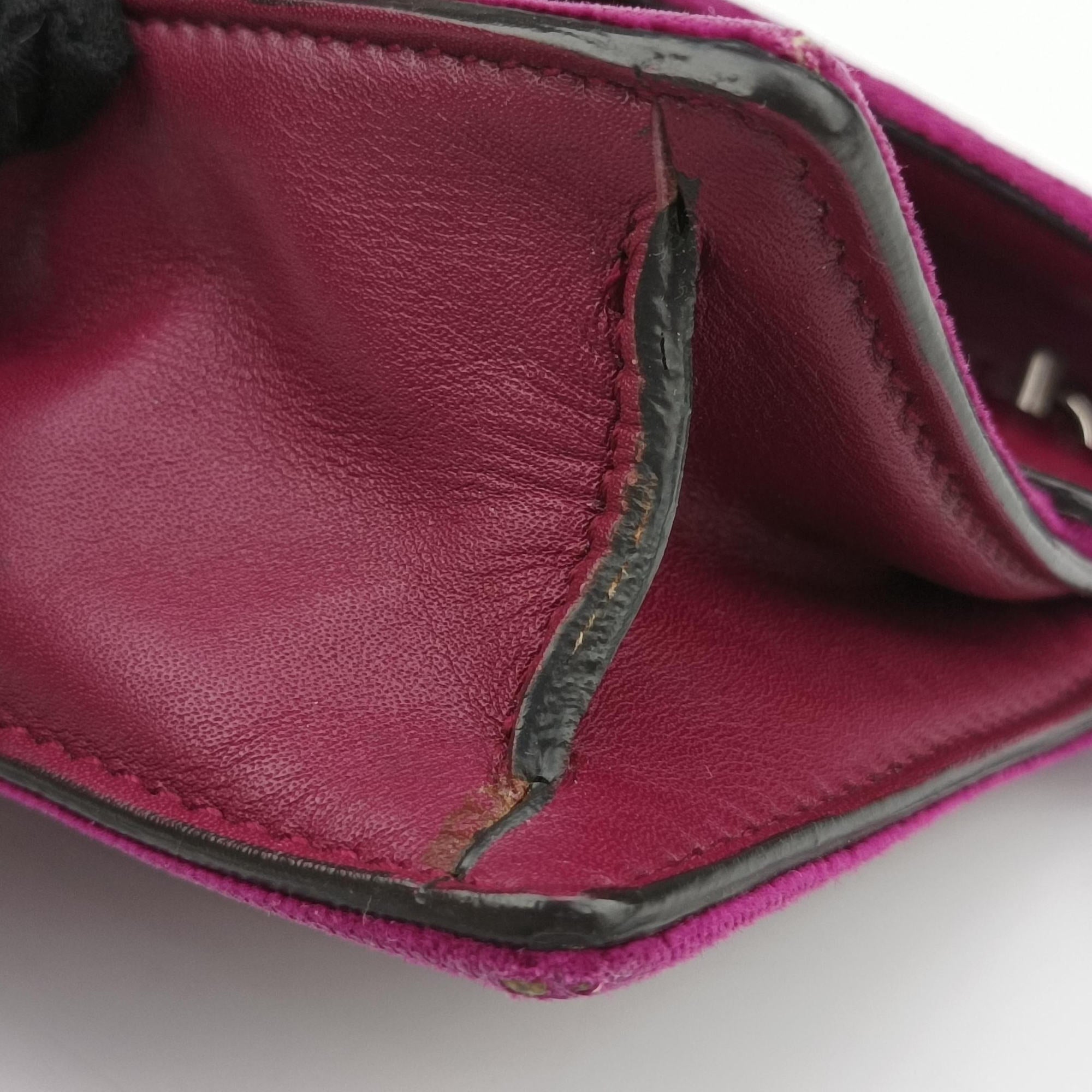 Pre-owned Gucci Dionysus Purple velour 476432 shoulderbag | stylenewstar
