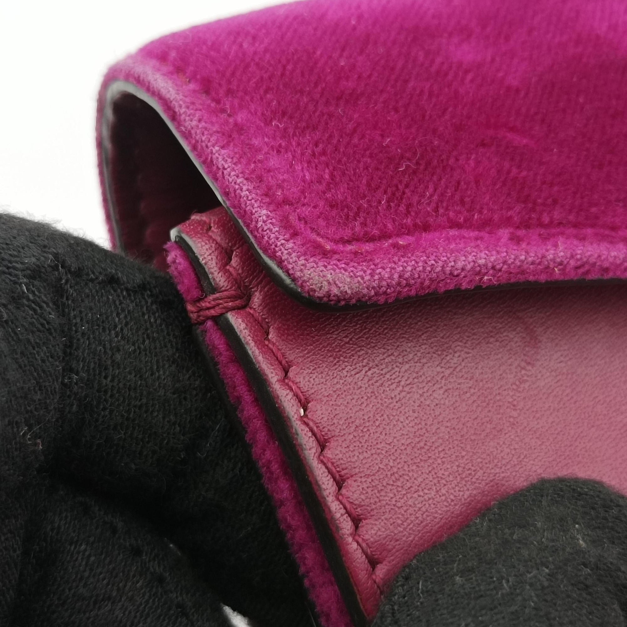 Pre-owned Gucci Dionysus Purple velour 476432 shoulderbag | stylenewstar