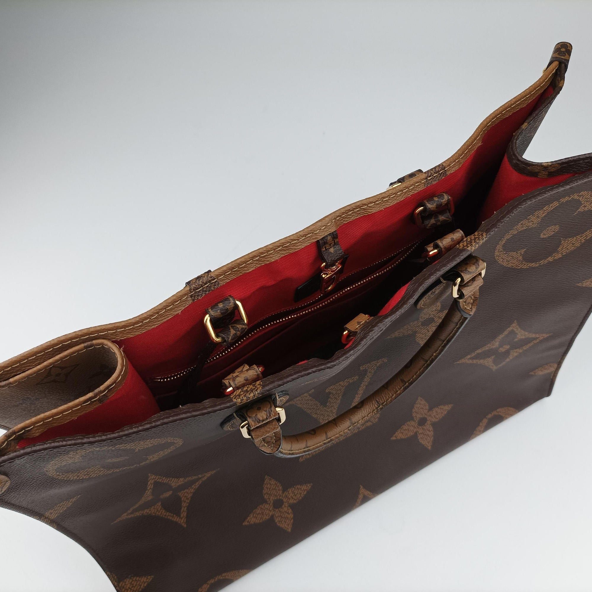 Pre-owned Louis Vuitton On the Go GM Brown Monogram Canvas M45320 shoulderbag | stylenewstar