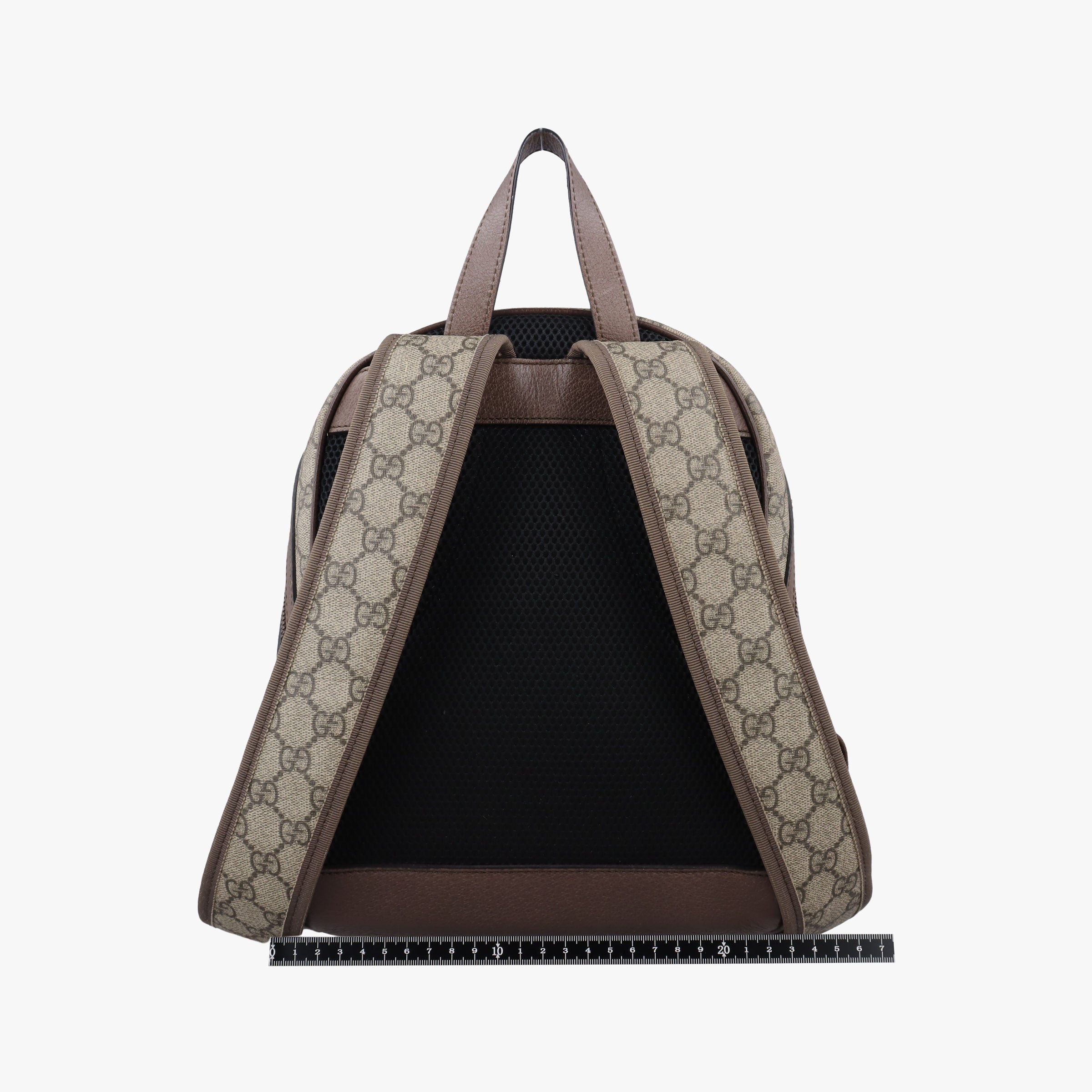 Pre-owned Gucci ophidia The Three Little Pigs Brown×Multicolour PVC coated canvas 552884 backpack/rucksack | stylenewstar