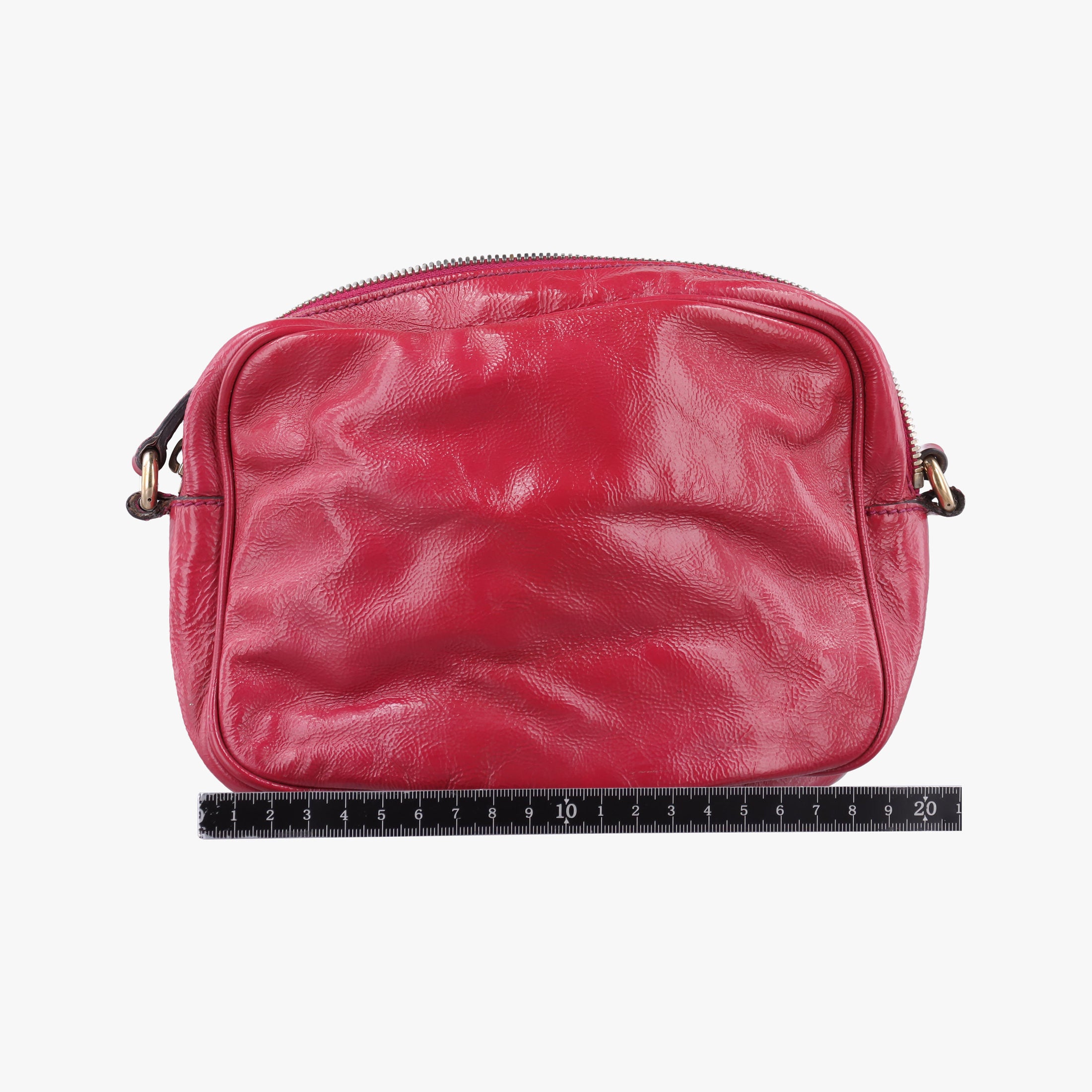 Pre-owned Gucci Soho Rose Patent Leather 308364 shoulderbag | stylenewstar
