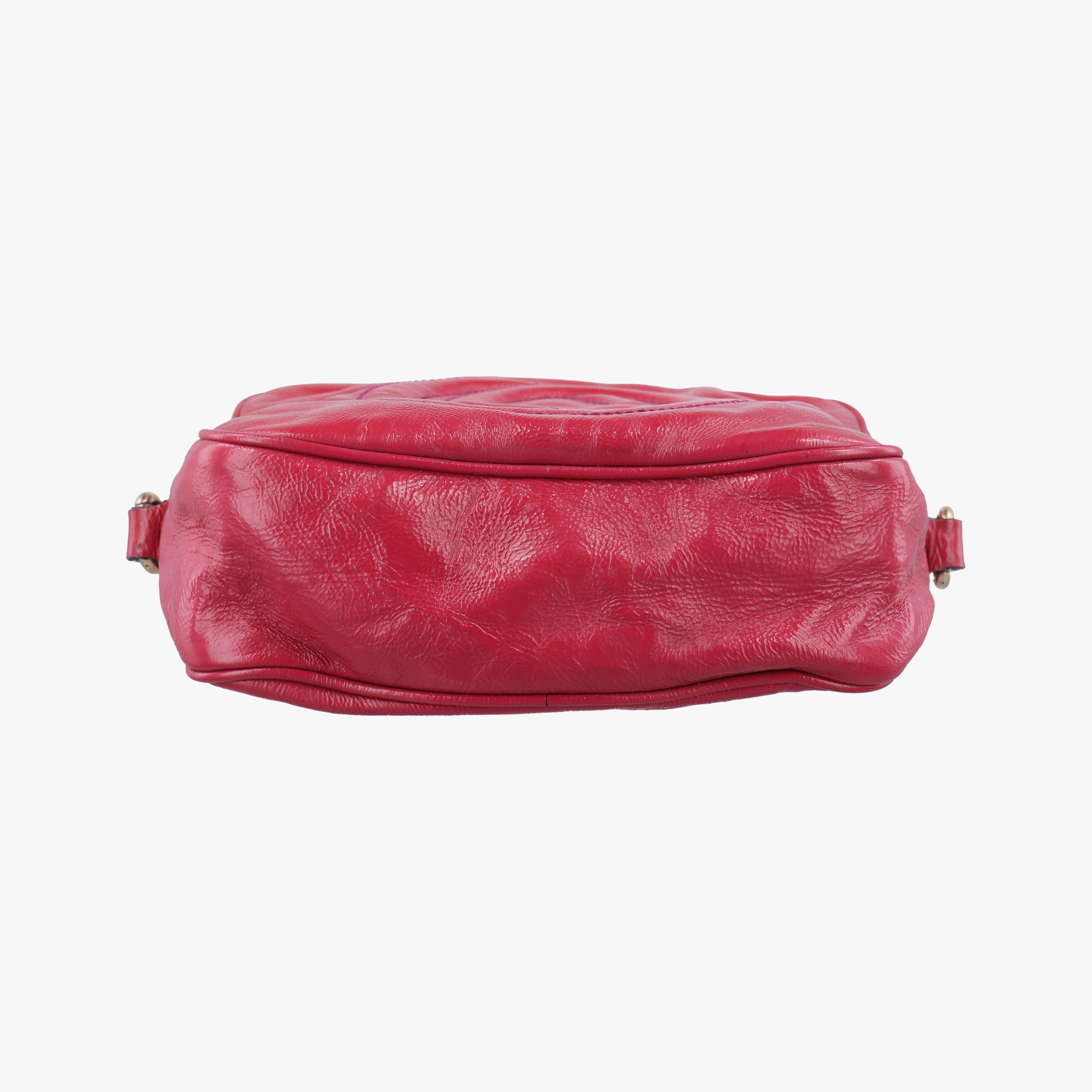 Pre-owned Gucci Soho Rose Patent Leather 308364 shoulderbag | stylenewstar