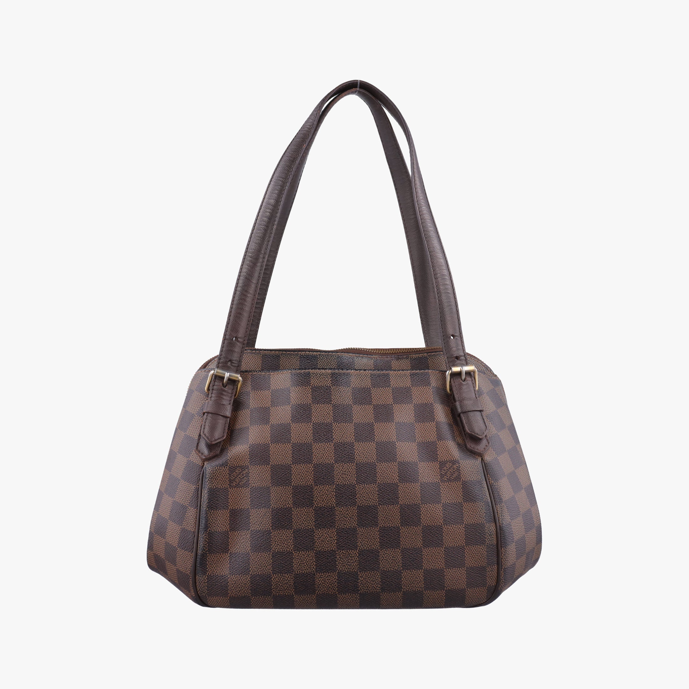 Pre-owned Louis Vuitton BELEM MM EBENE Damier Canvas N51174 handbag | stylenewstar