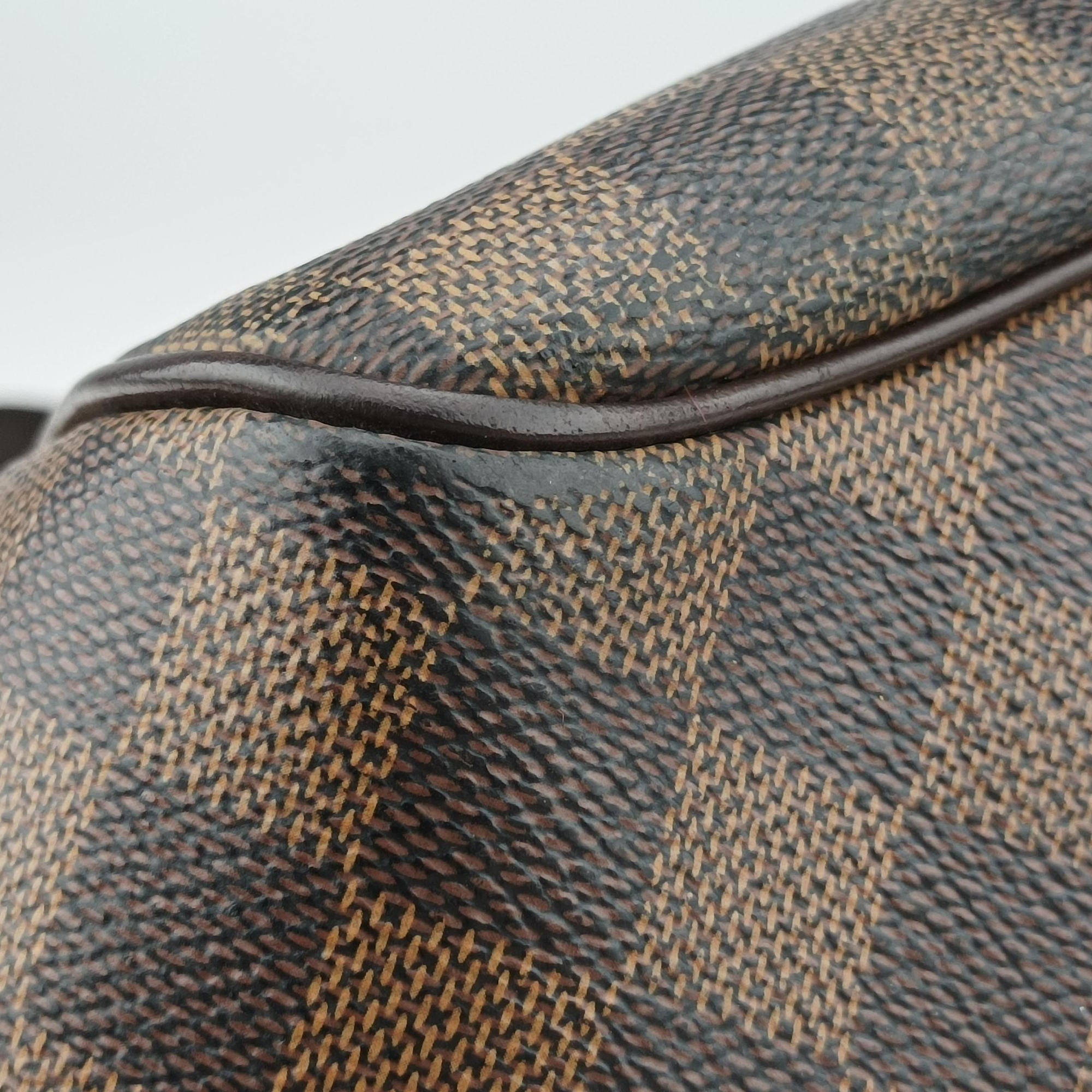 Pre-owned Louis Vuitton BELEM MM EBENE Damier Canvas N51174 handbag | stylenewstar