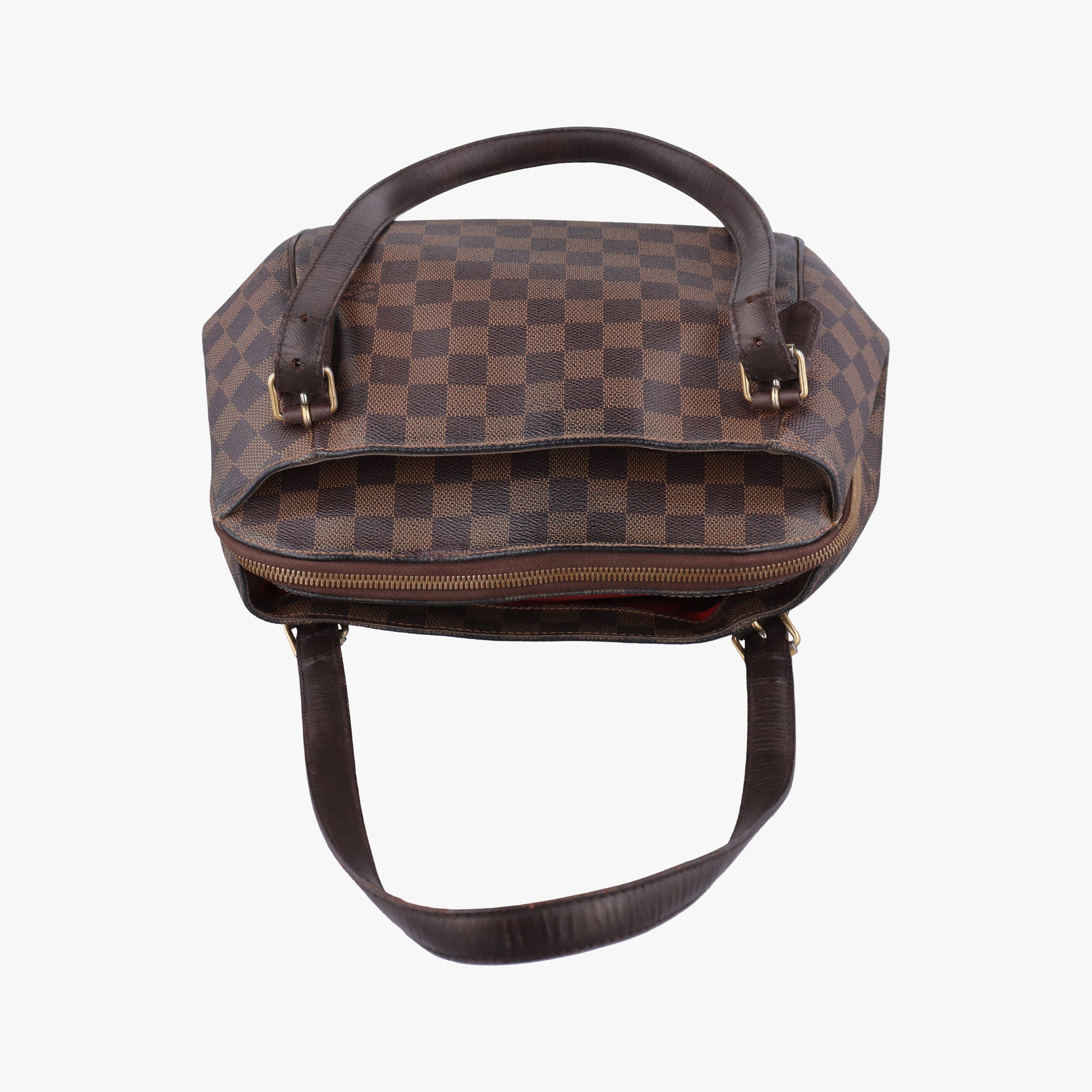Pre-owned Louis Vuitton BELEM MM EBENE Damier Canvas N51174 handbag | stylenewstar