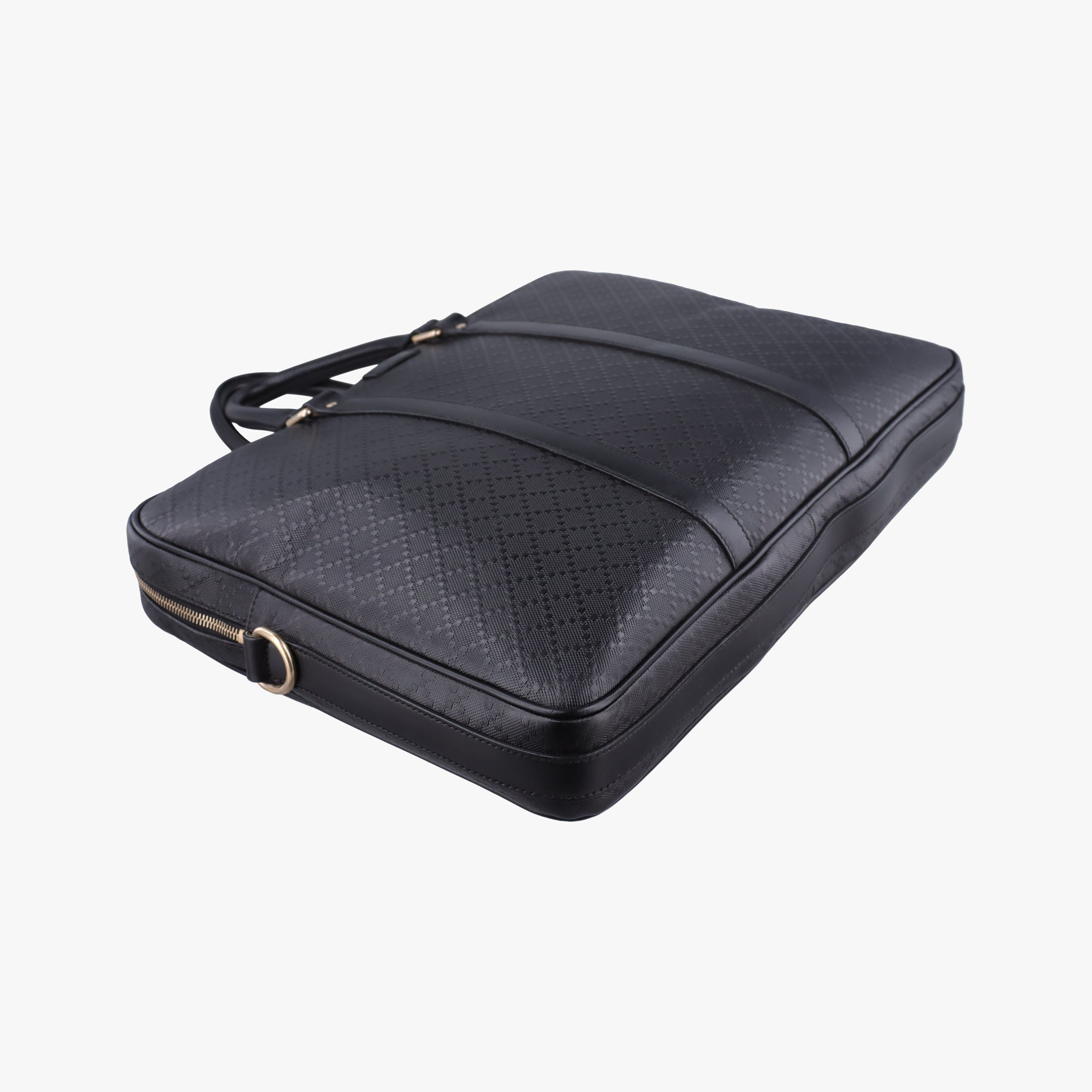 Pre-owned Gucci Diamante Black Leather 208463 shoulderbag | stylenewstar