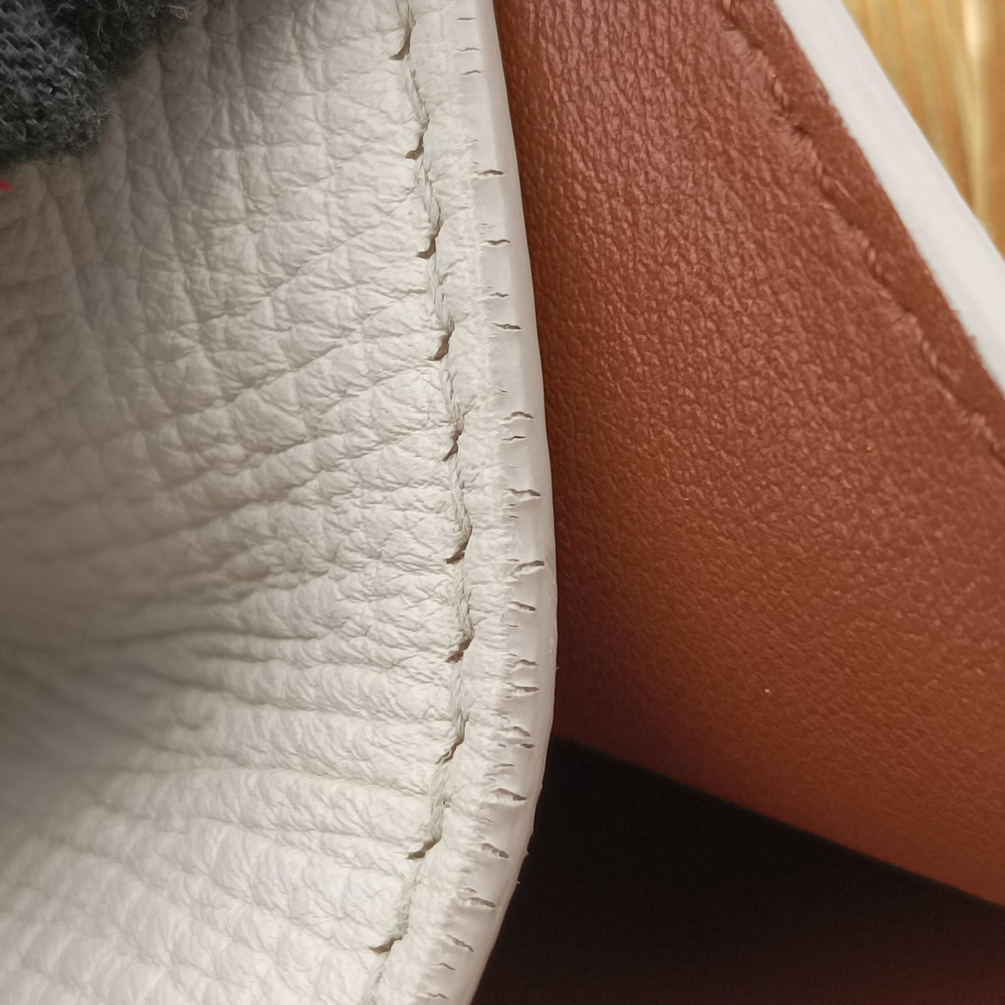 Pre-owned Bottega Veneta Palmelato White Leather  shoulderbag | stylenewstar