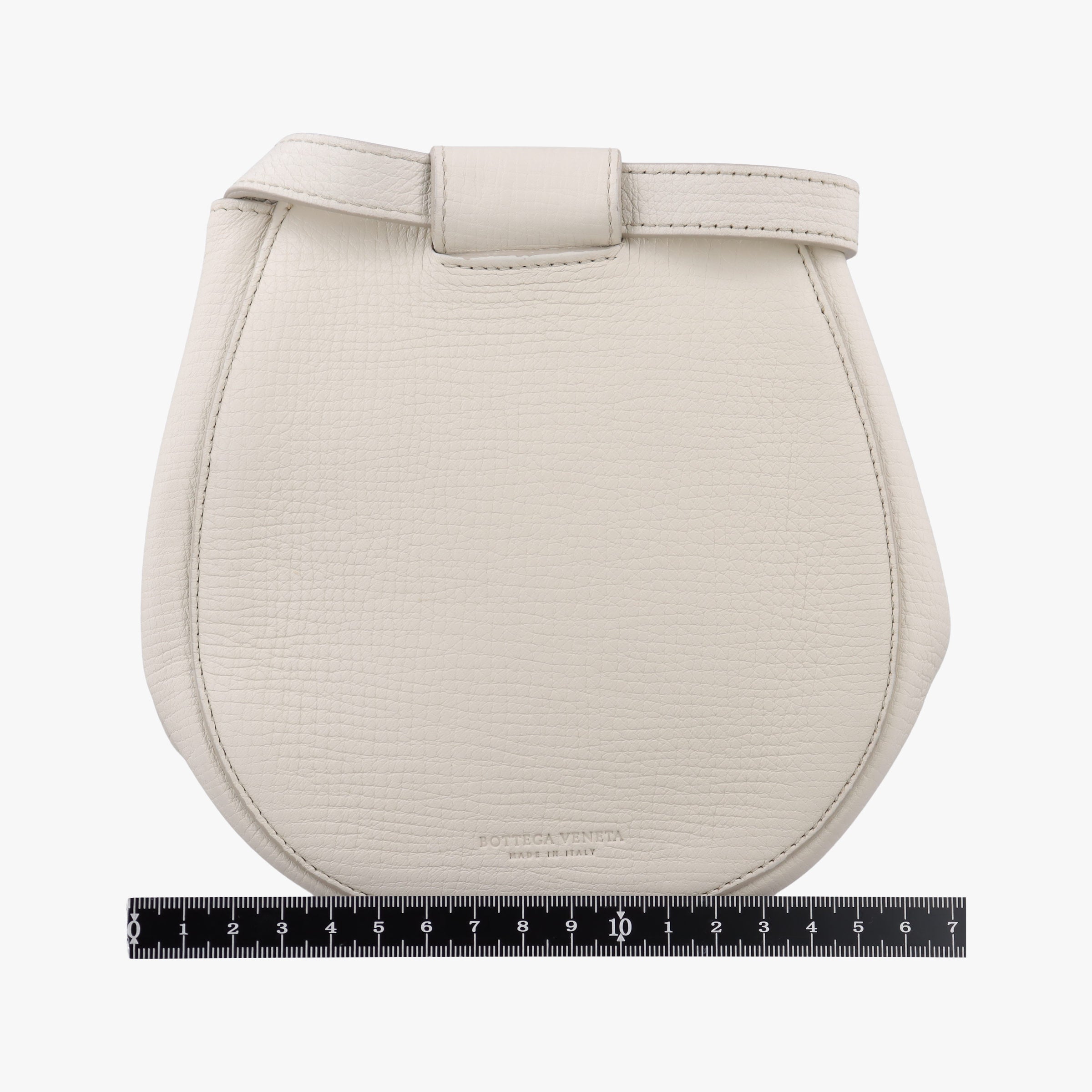 Pre-owned Bottega Veneta Palmelato White Leather  shoulderbag | stylenewstar