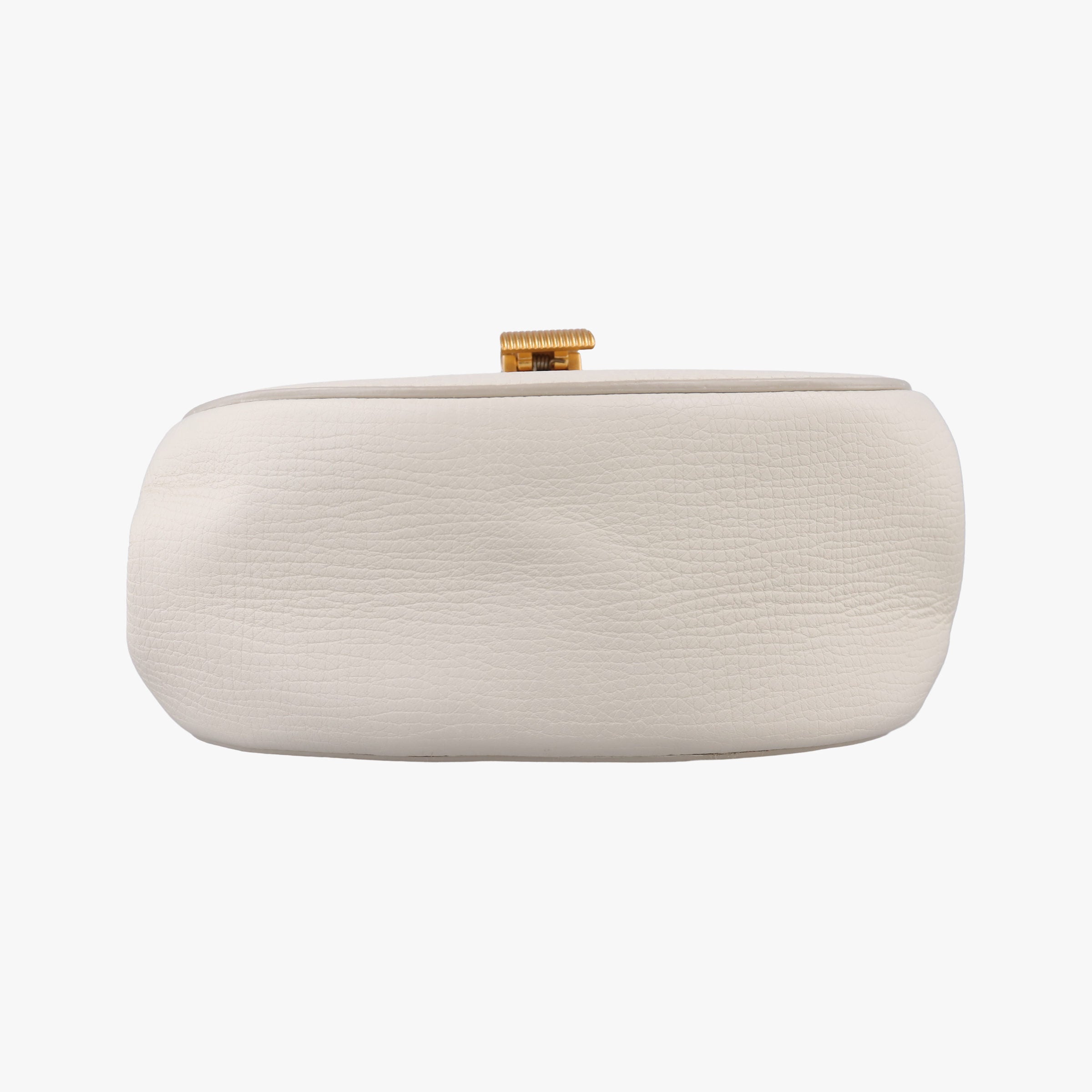 Pre-owned Bottega Veneta Palmelato White Leather  shoulderbag | stylenewstar