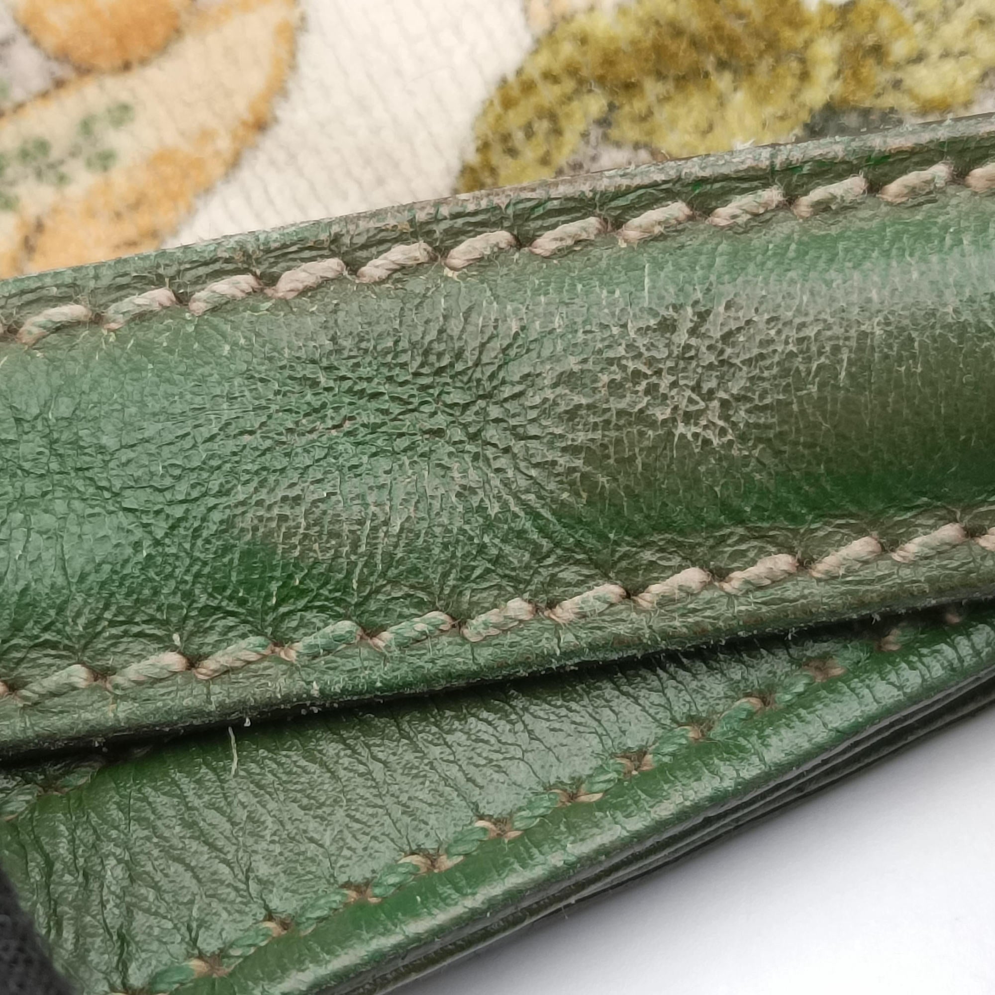 Pre-owned Gucci Interlocking GG Mushroom Flora Multicolour velour 162886 shoulderbag | stylenewstar