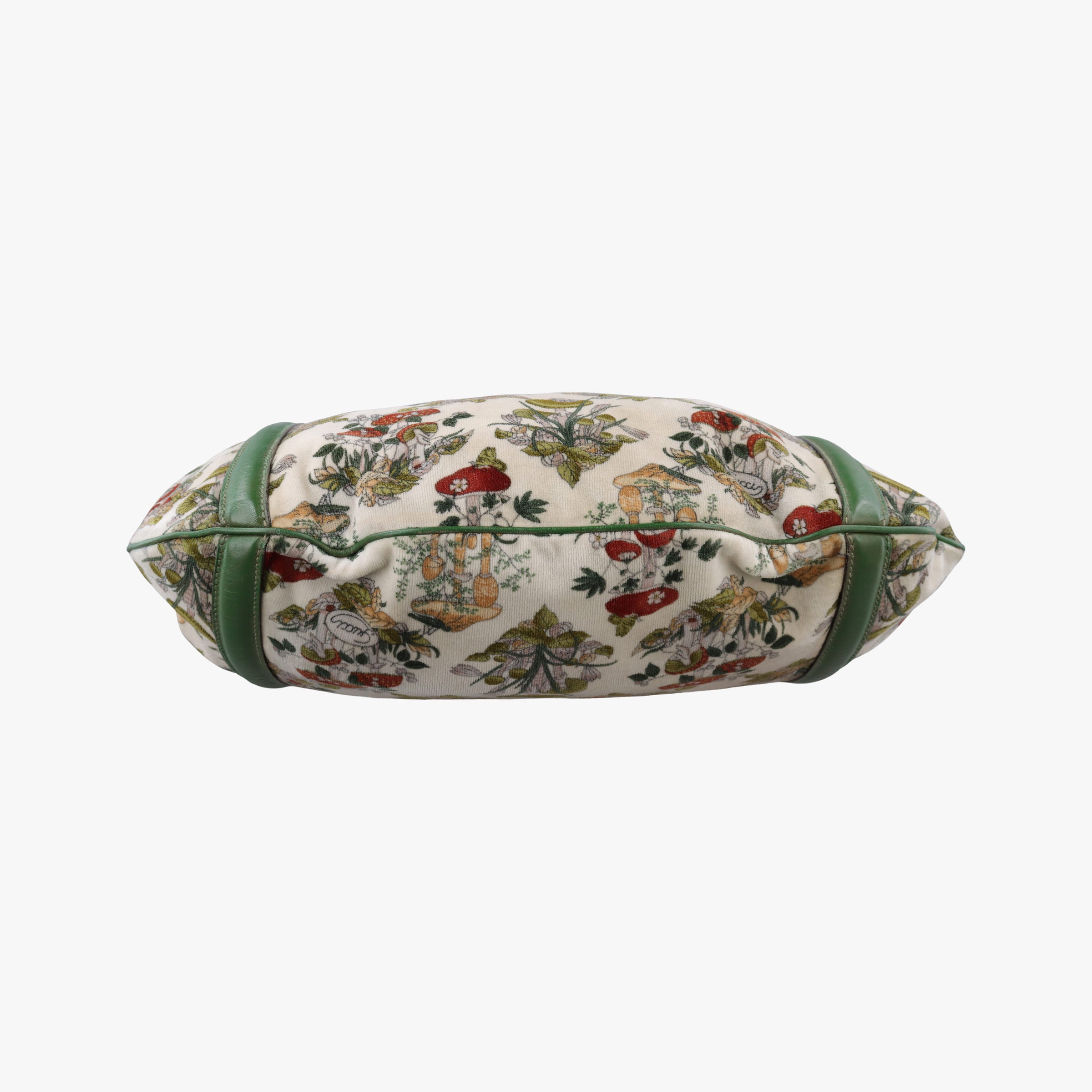 Pre-owned Gucci Interlocking GG Mushroom Flora Multicolour velour 162886 shoulderbag | stylenewstar