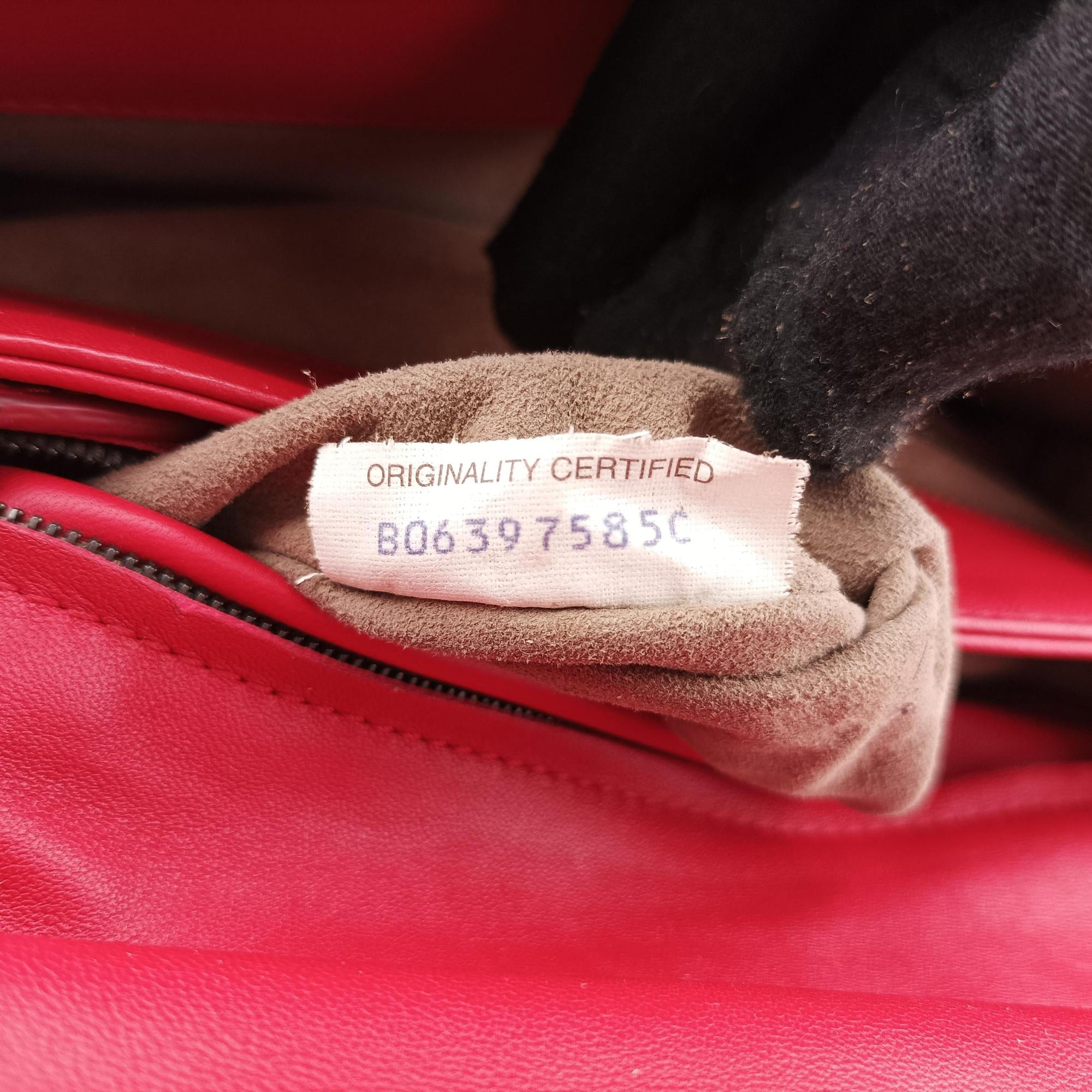 Secondhand Bottega Veneta Intrecciato Olimpia Red lambskin  shoulderbag | stylenewstar