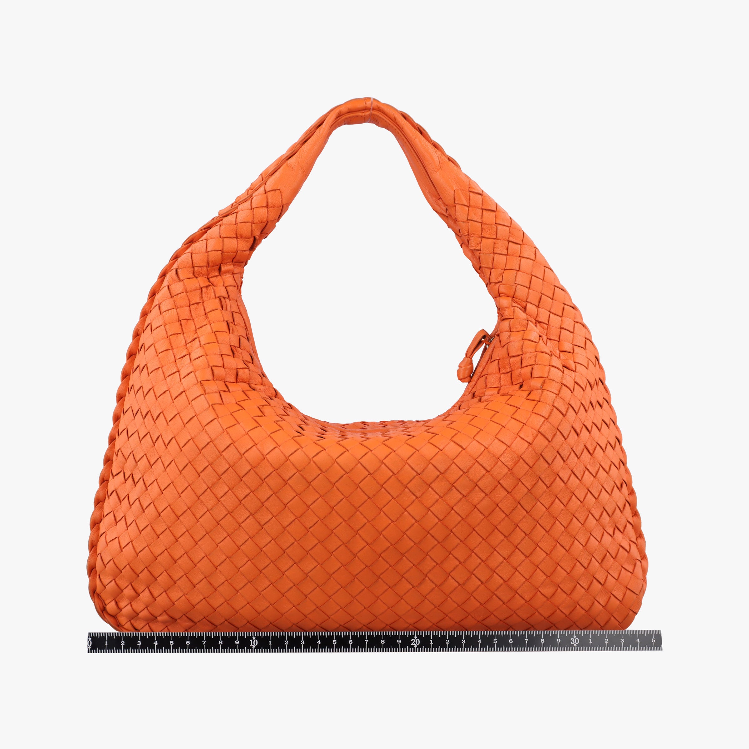 Secondhand Bottega Veneta Intrecciato Orange lambskin  shoulderbag | stylenewstar