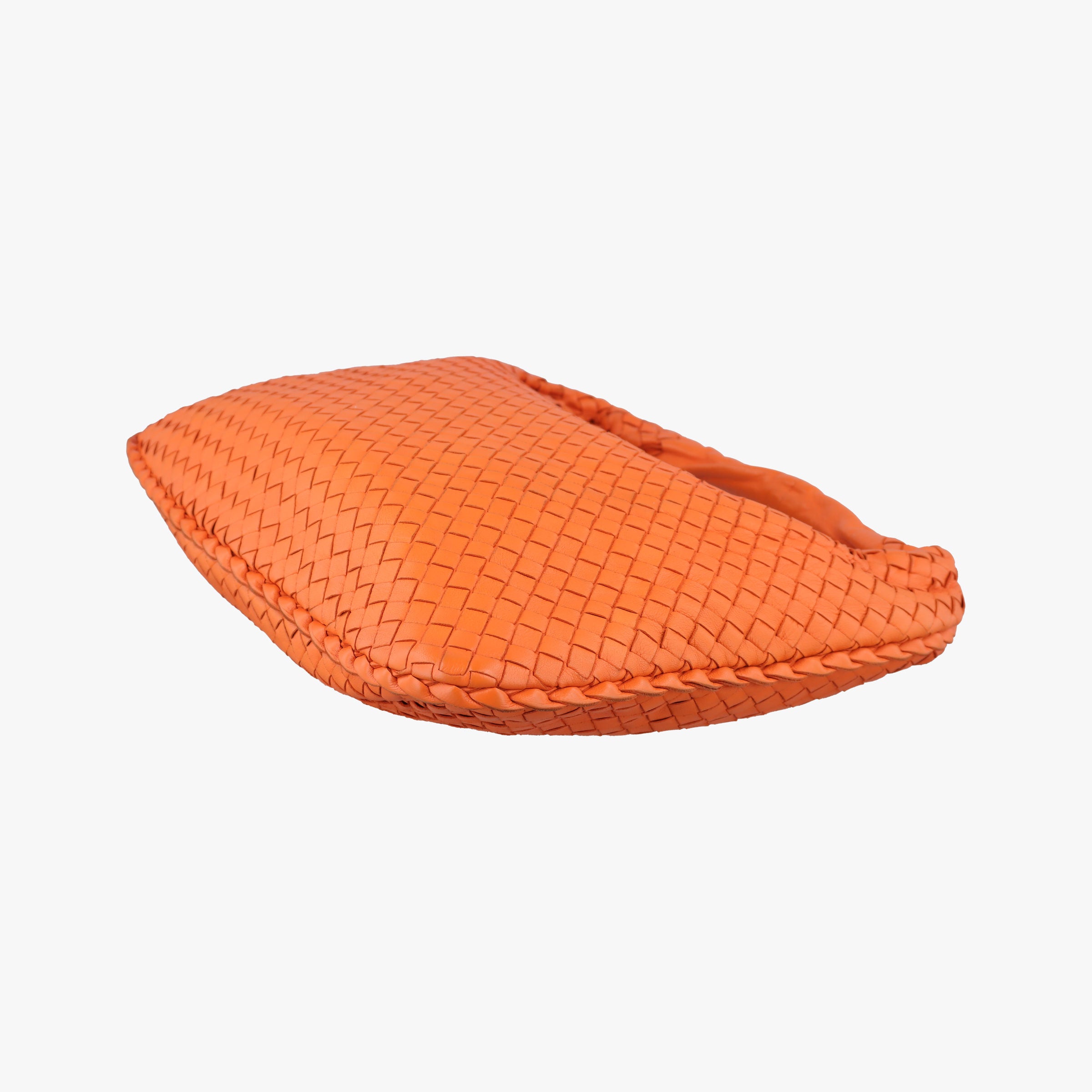 Secondhand Bottega Veneta Intrecciato Orange lambskin  shoulderbag | stylenewstar