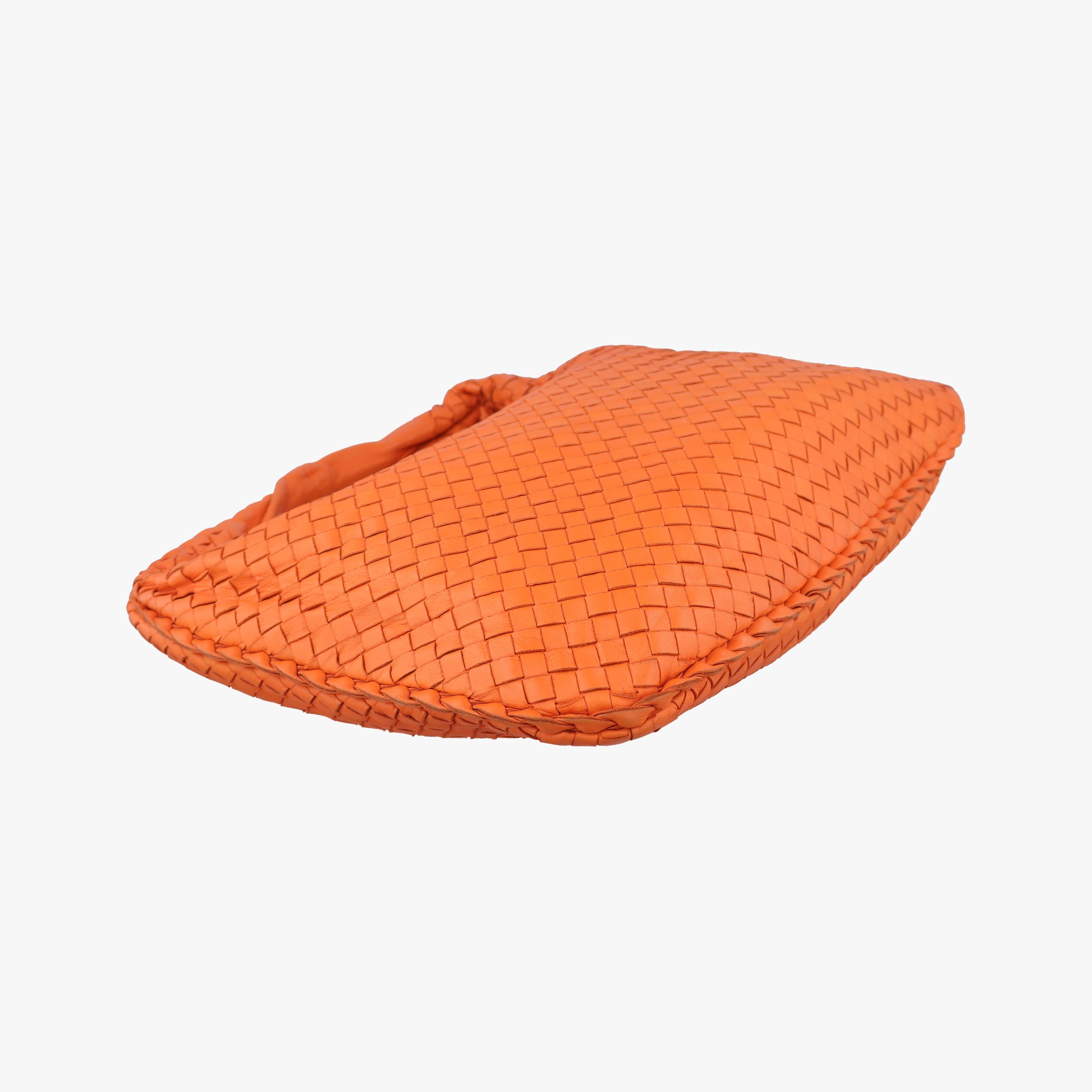Secondhand Bottega Veneta Intrecciato Orange lambskin  shoulderbag | stylenewstar