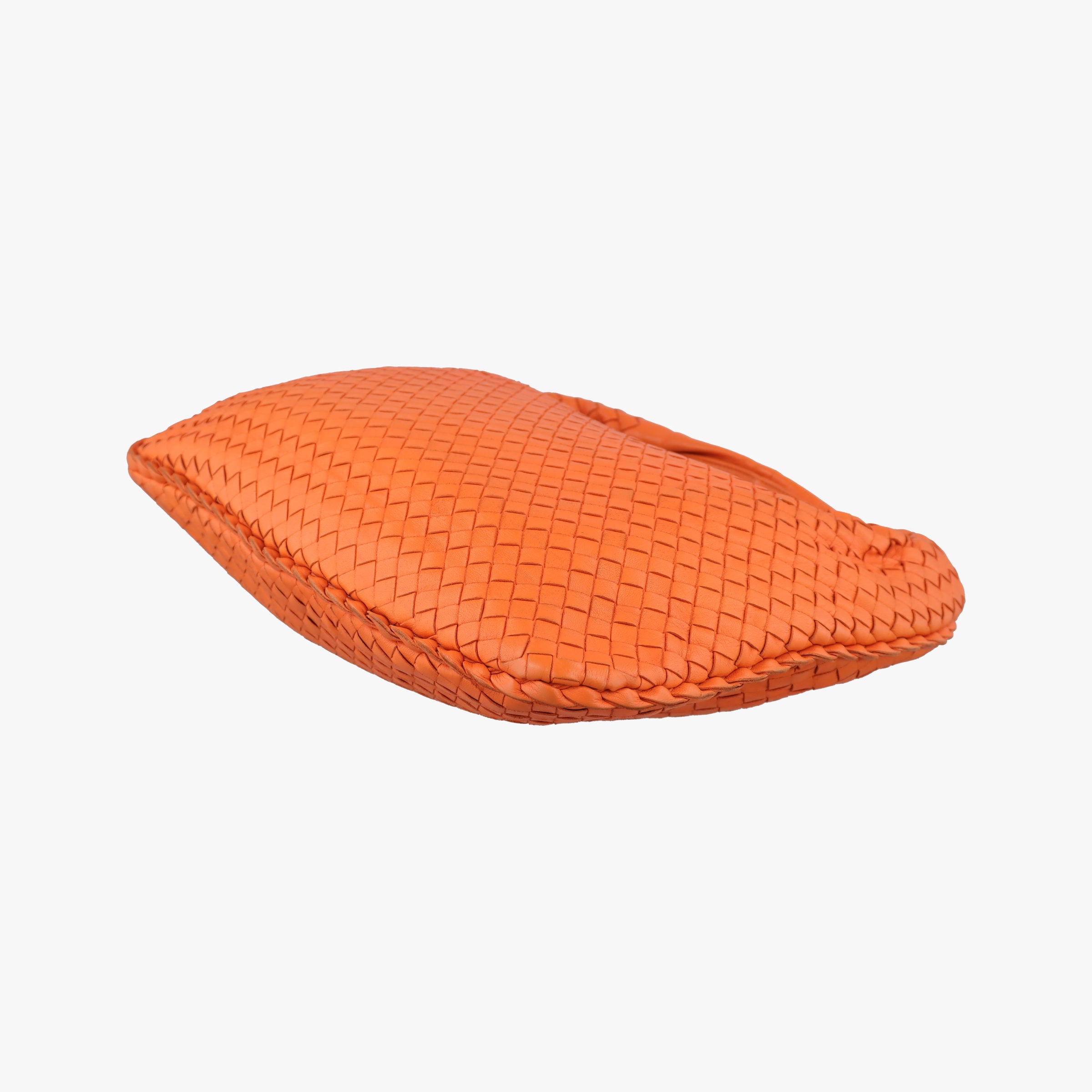 Secondhand Bottega Veneta Intrecciato Orange lambskin  shoulderbag | stylenewstar