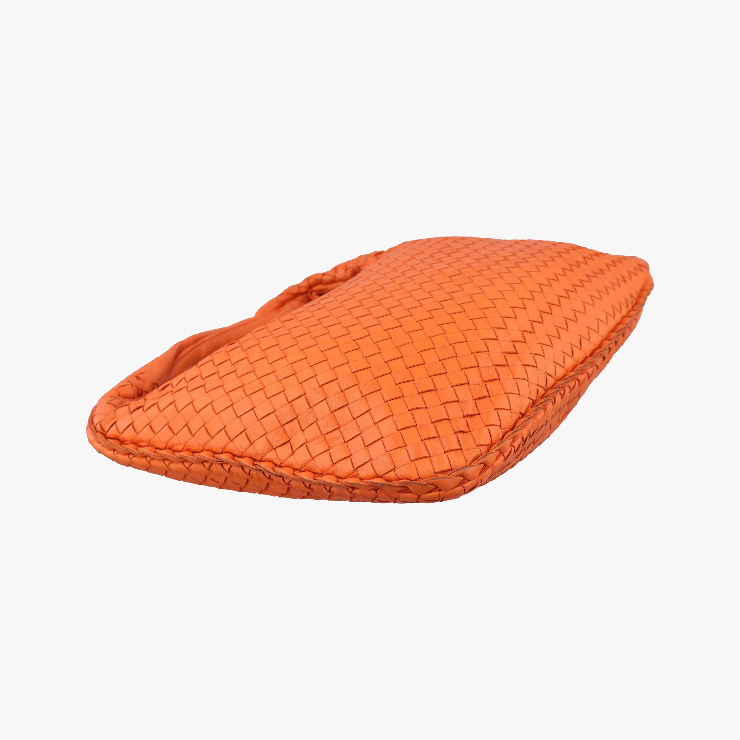 Secondhand Bottega Veneta Intrecciato Orange lambskin  shoulderbag | stylenewstar
