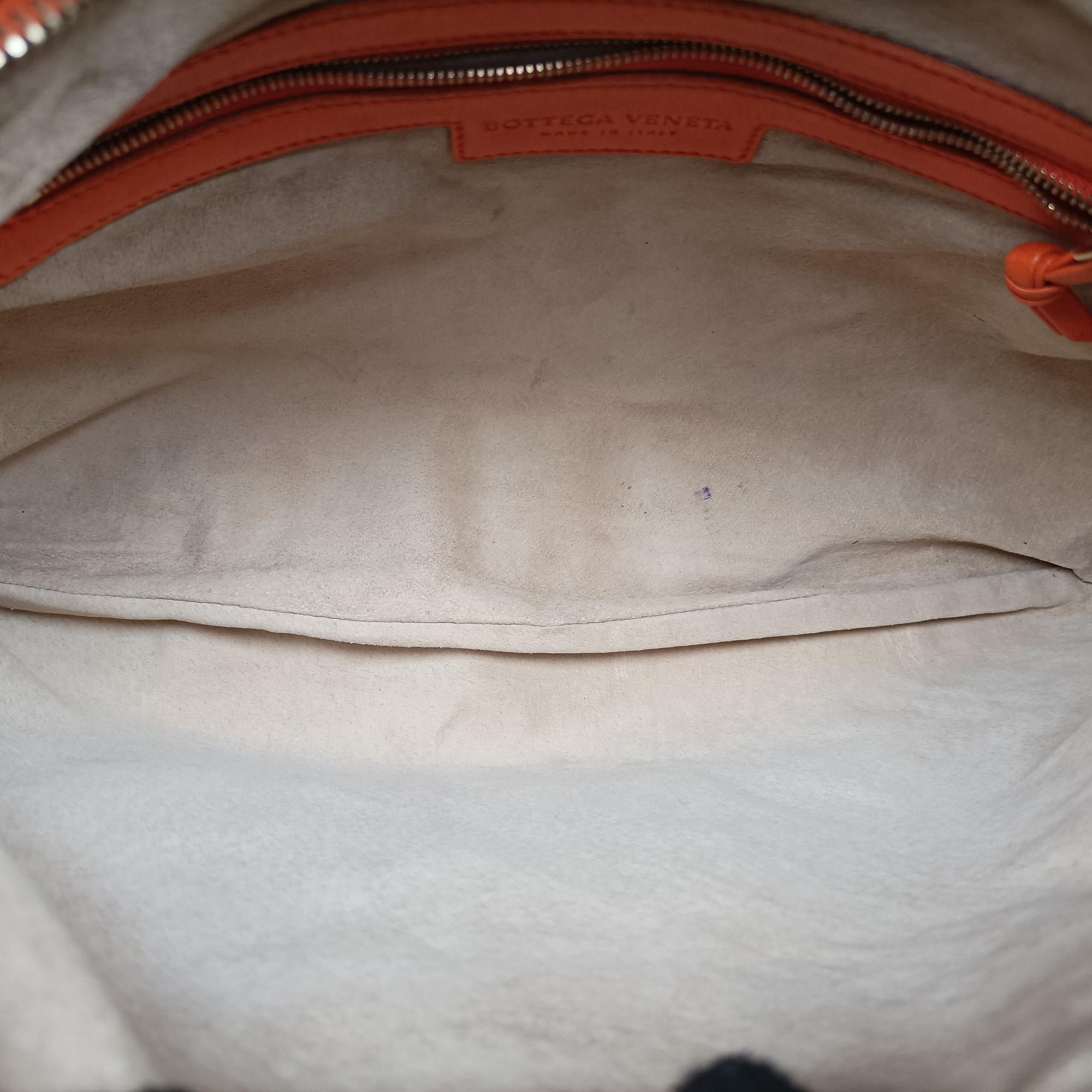 Secondhand Bottega Veneta Intrecciato Orange lambskin  shoulderbag | stylenewstar