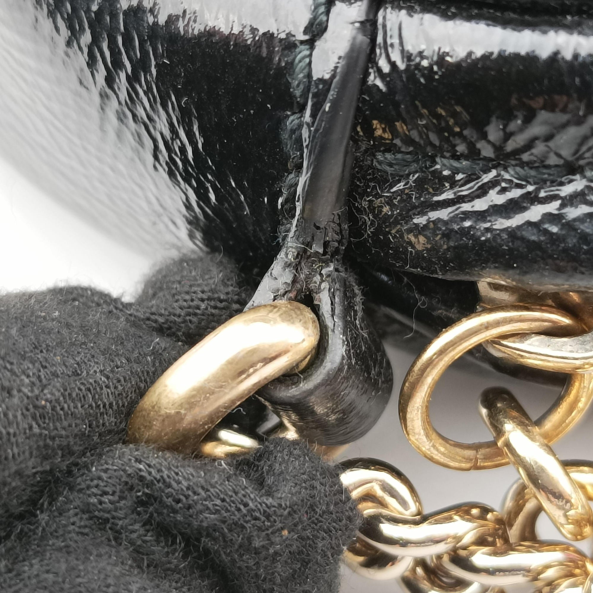 Vintage Gucci Soho Black Patent 353965 shoulderbag | stylenewstar