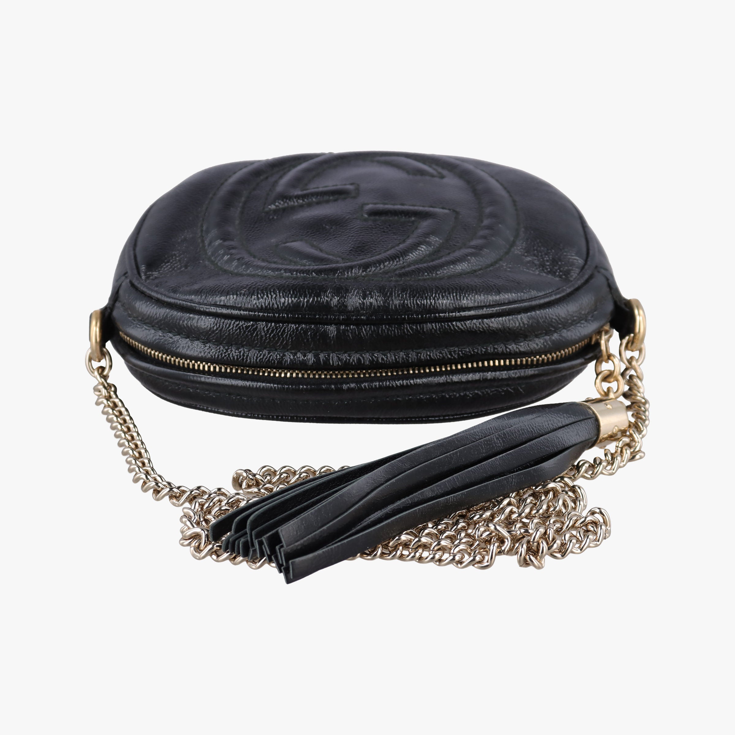 Vintage Gucci Soho Black Patent 353965 shoulderbag | stylenewstar