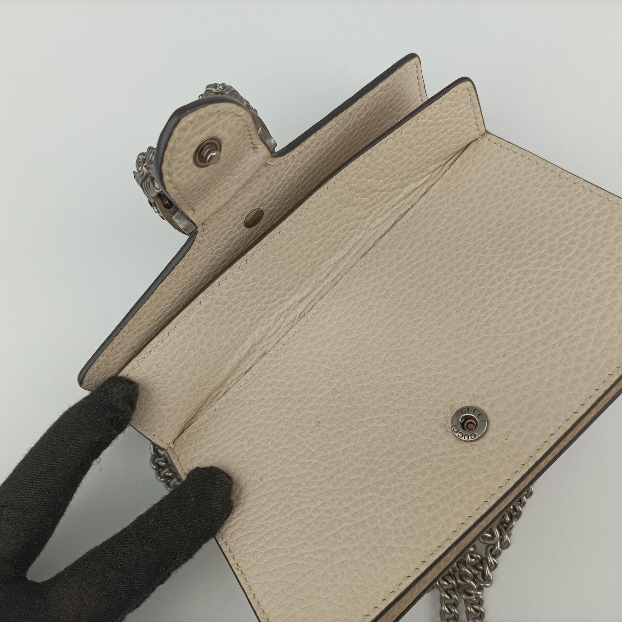 Secondhand Gucci Dionysus White Leather 476432 shoulderbag | stylenewstar
