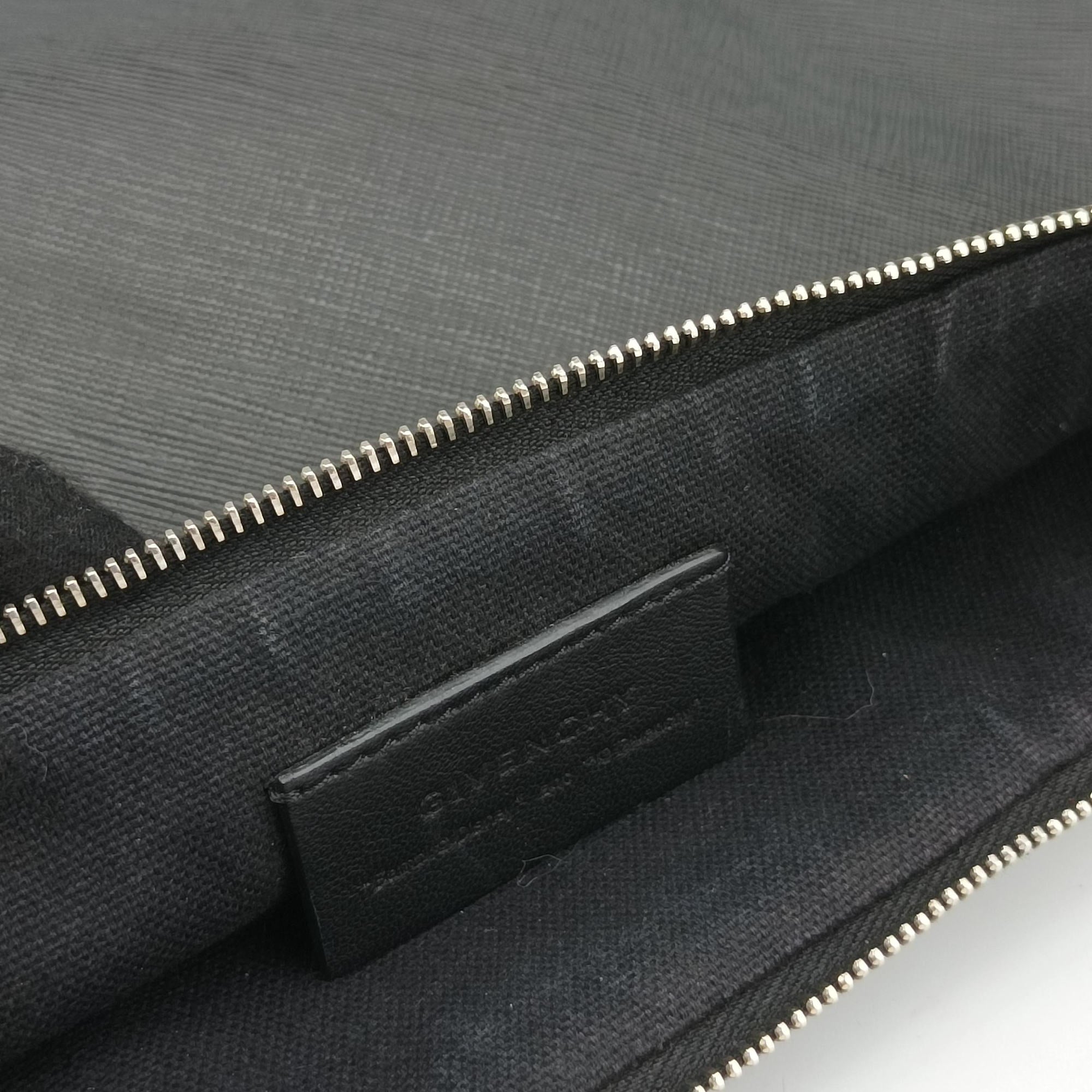 Pre-owned Givenchy Bambi Print Black Leather  clutchbag | stylenewstar