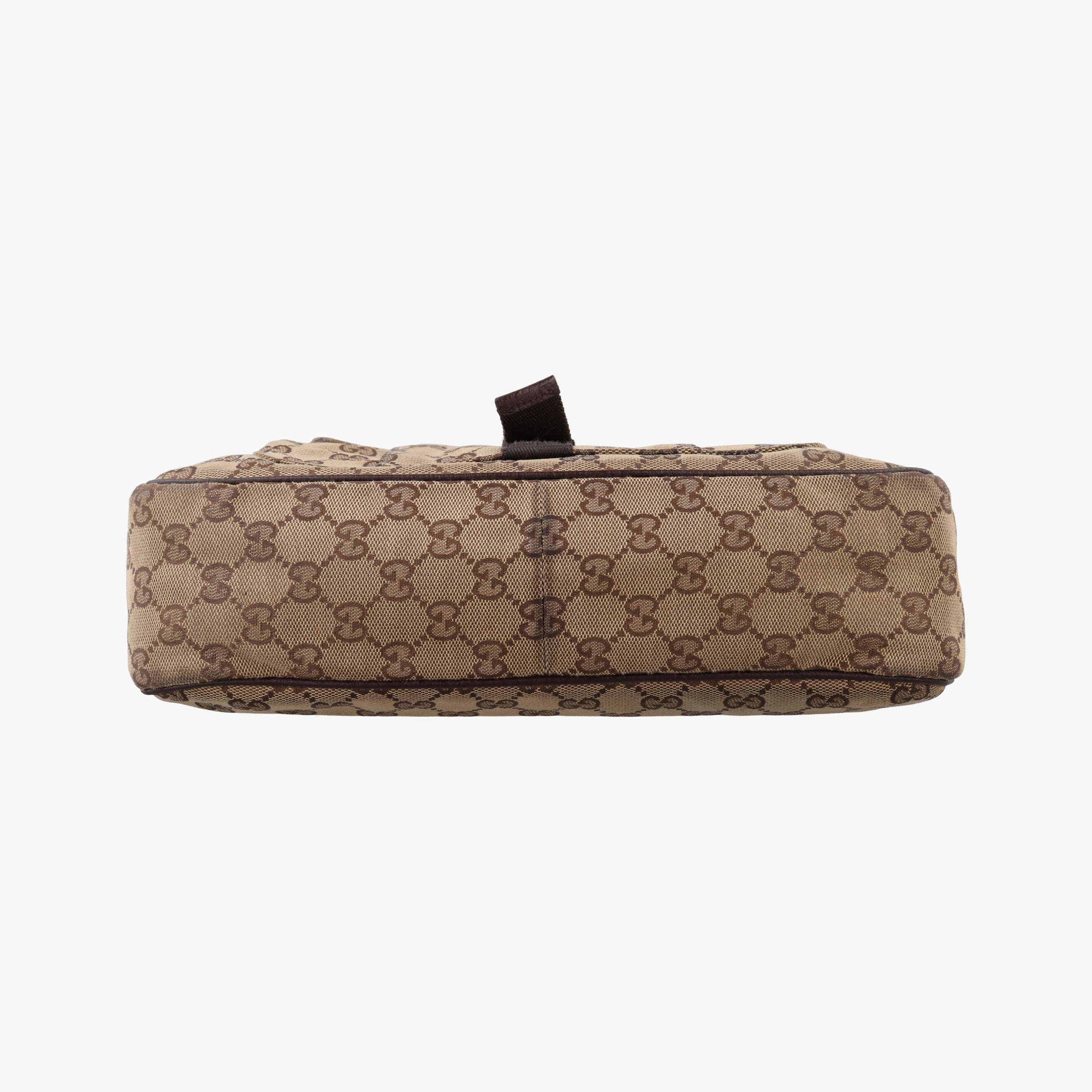 Pre-owned Gucci GG canvas Messenger Beige × Dark Brown canvas 131211 crossbodybag | stylenewstar