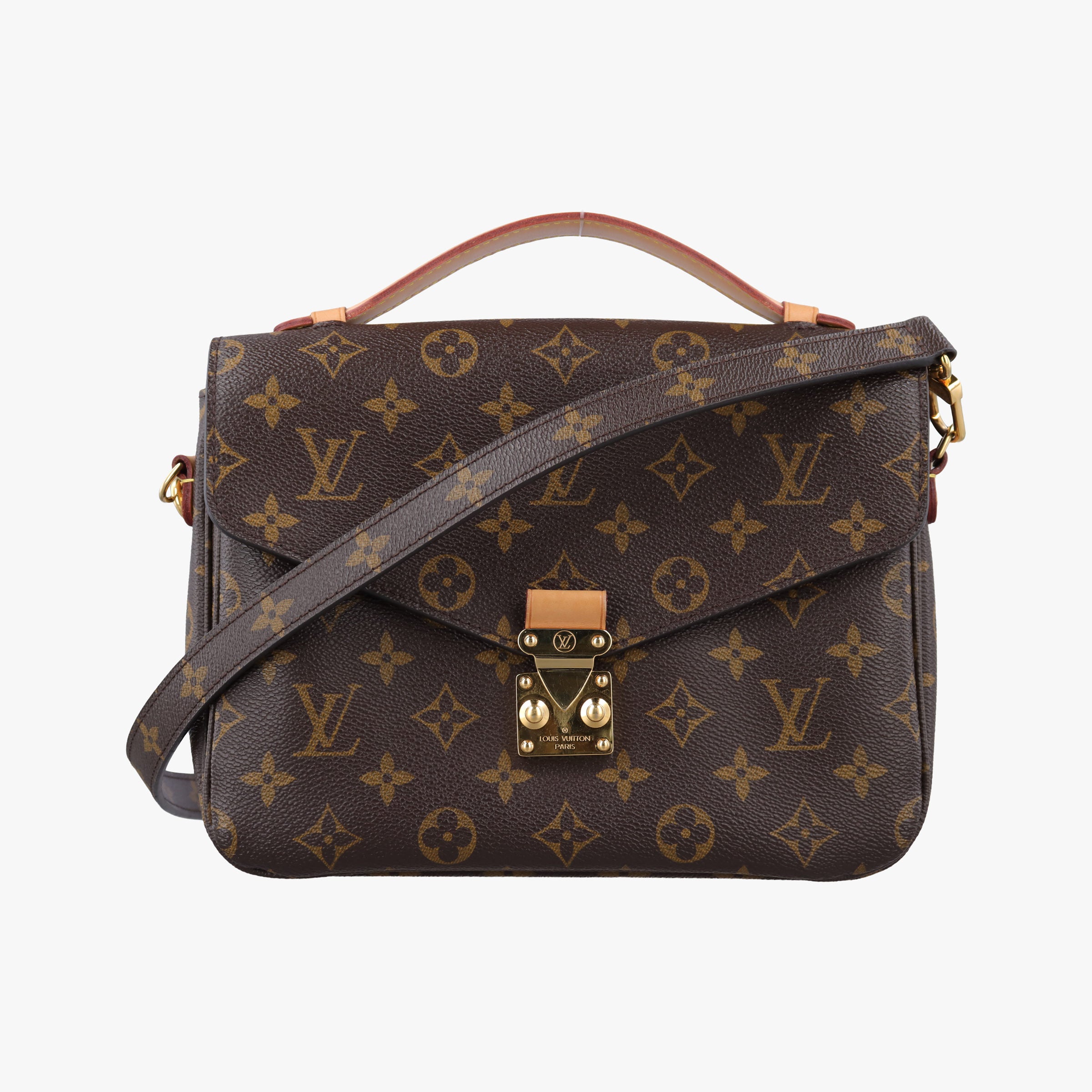 Pre-owned Louis Vuitton Pochette Metis MM Brown Monogram Canvas M44875 shoulderbag | stylenewstar