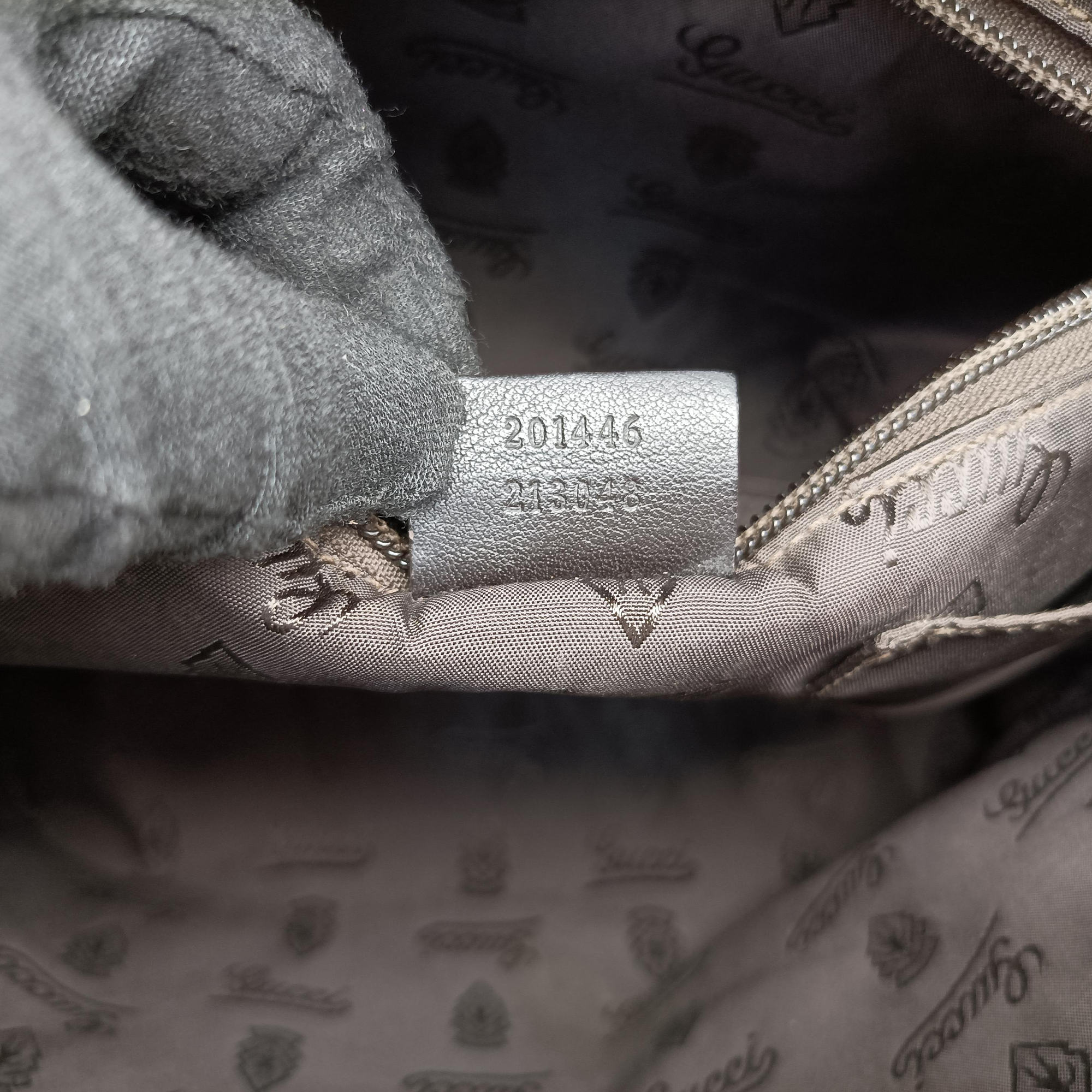 Secondhand Gucci GG Imprime messenger Black Leather 201446 shoulderbag | stylenewstar